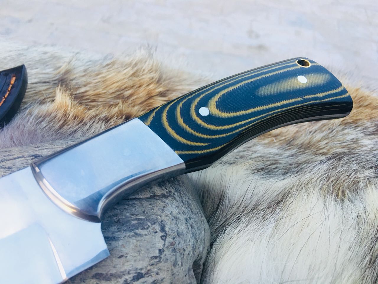 Full Tang Custom Handmade D2 Steel Kitchen Knife - Image 4