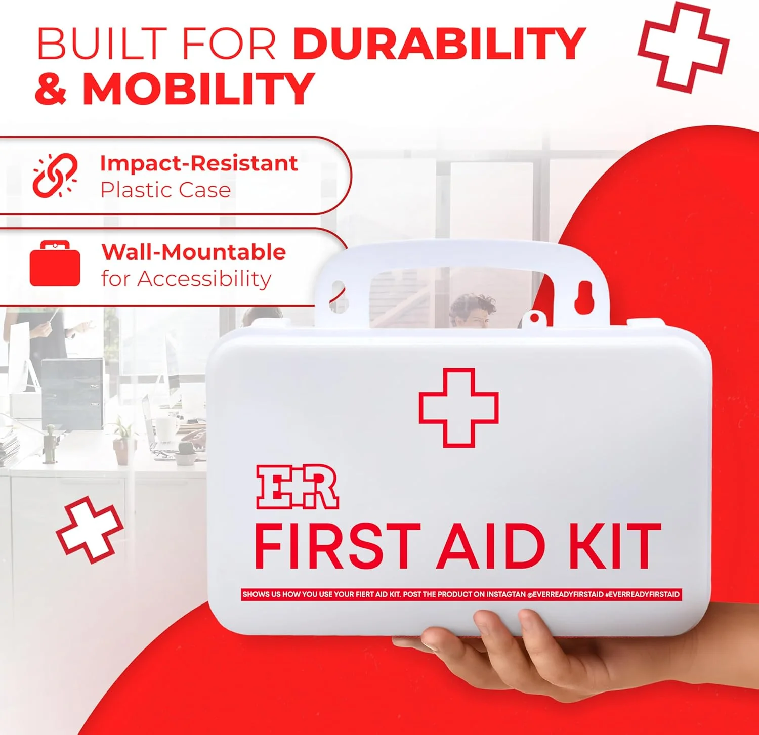 Fully Stocked First Aid Kit - ANSI Class B - Image 5