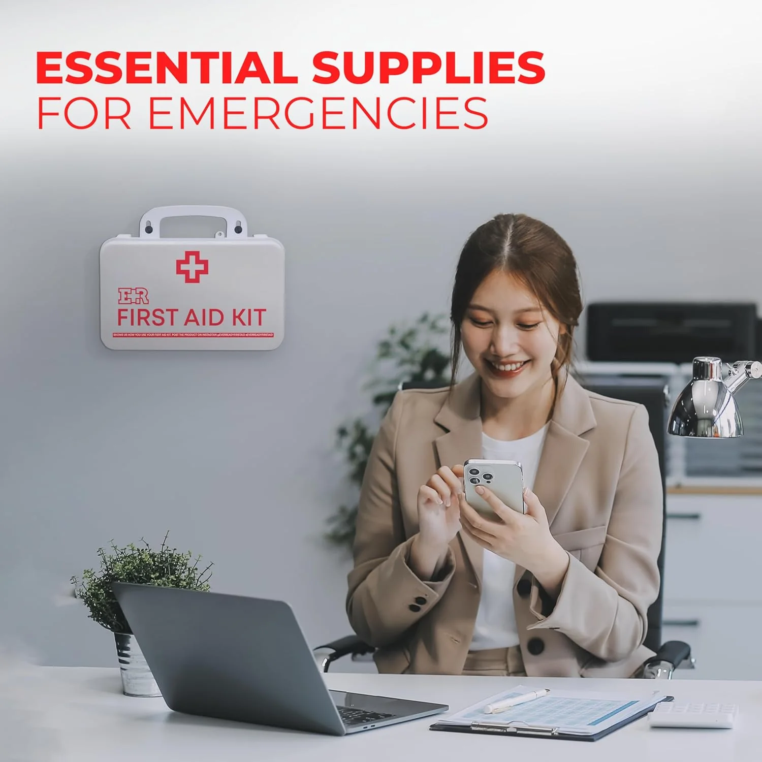 Fully Stocked First Aid Kit - ANSI Class B - Image 7