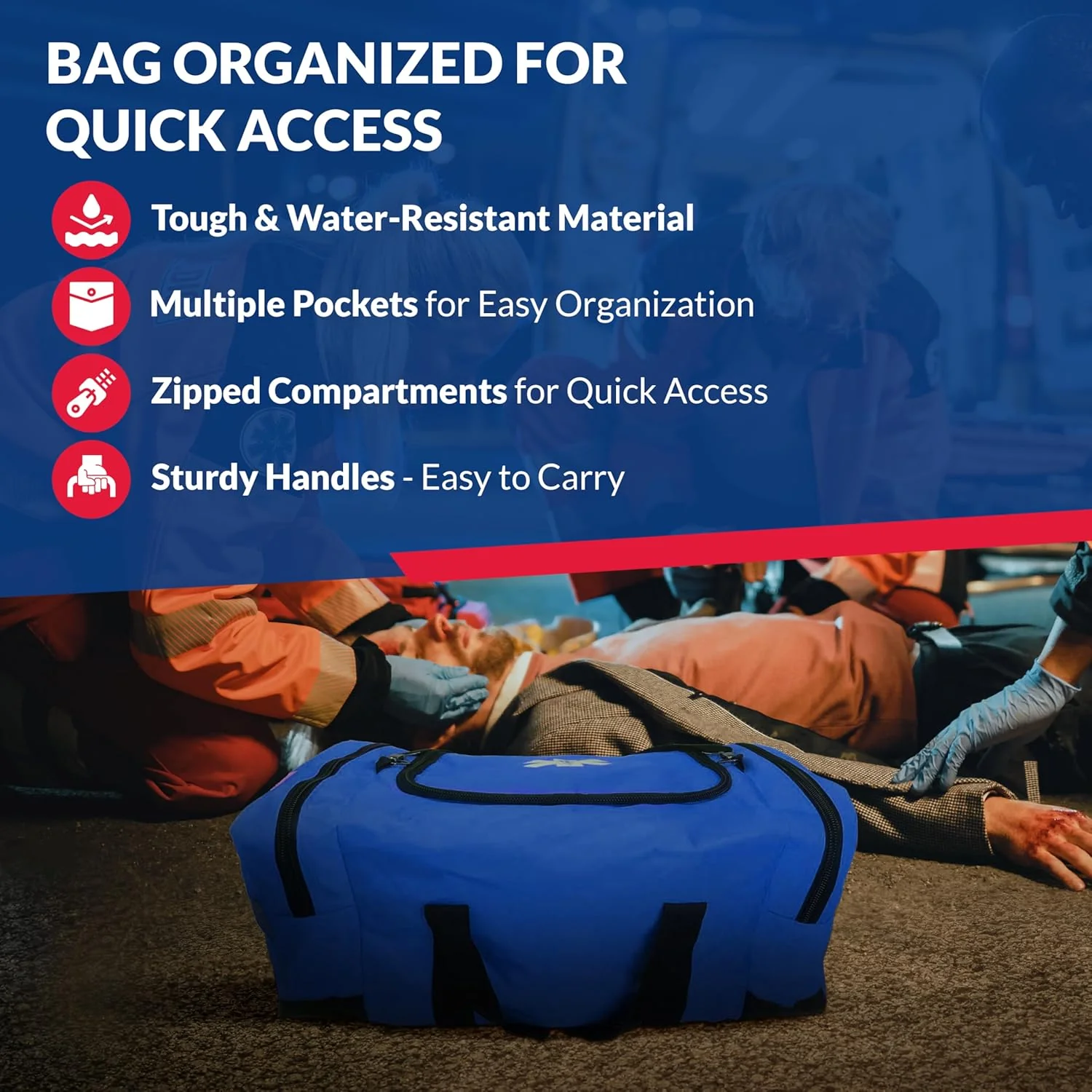 Fully Stocked First Responder Trauma Kit - Image 10