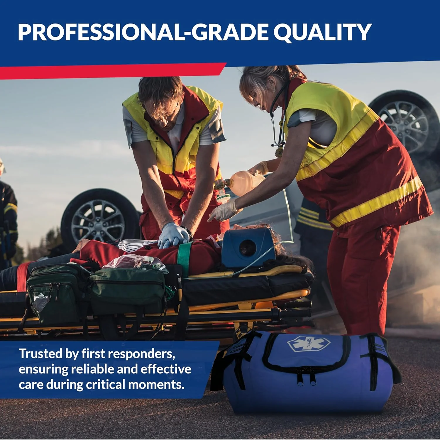 Fully Stocked First Responder Trauma Kit - Image 11