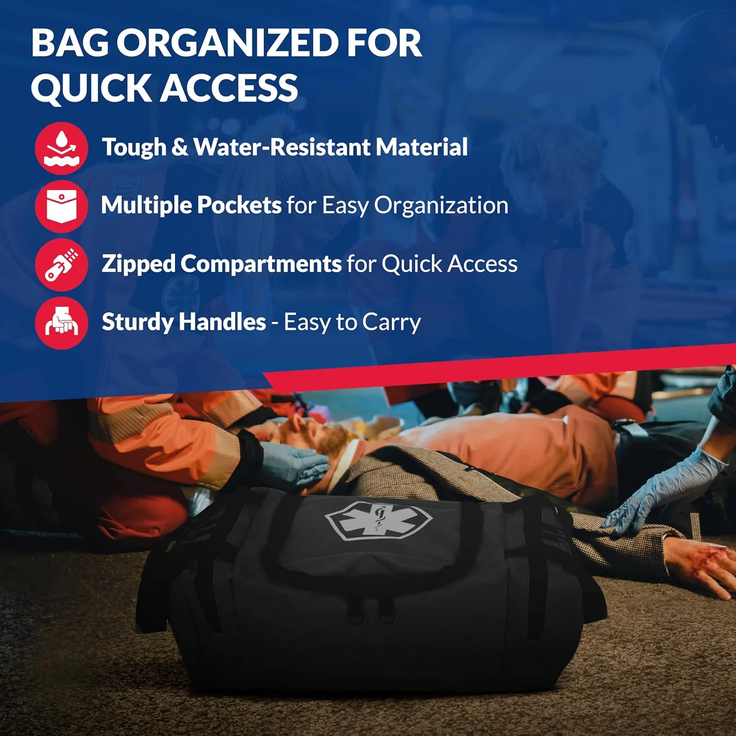 Fully Stocked First Responder Trauma Kit - Image 14