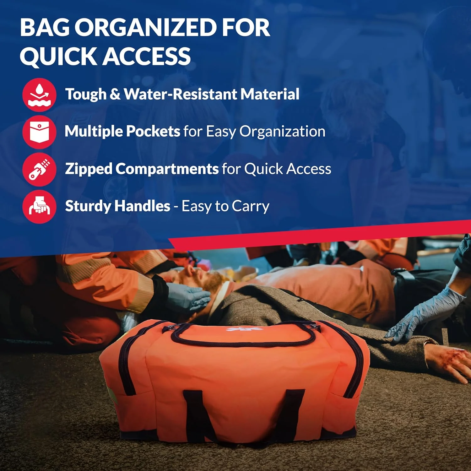 Fully Stocked First Responder Trauma Kit - Image 18