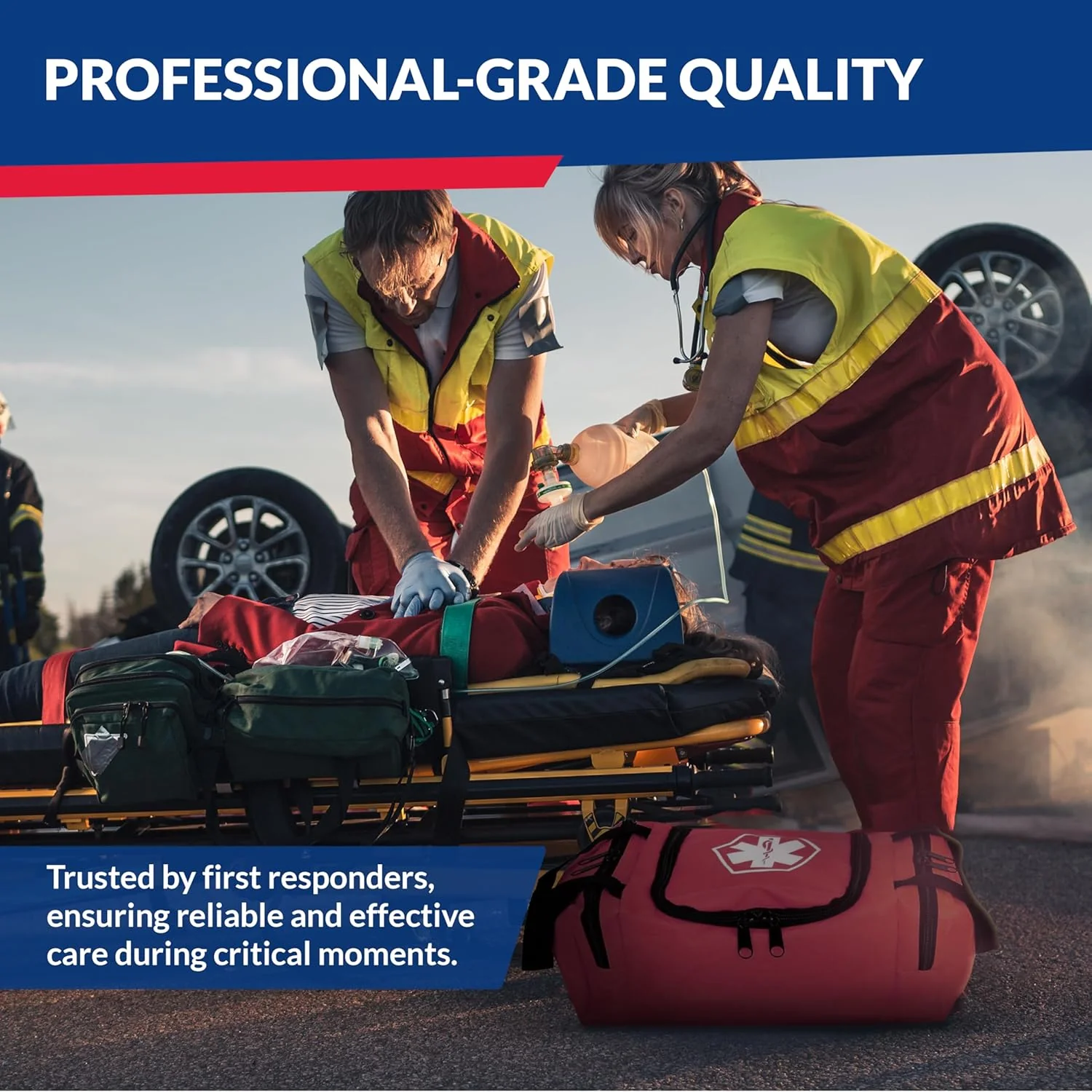 Fully Stocked First Responder Trauma Kit - Image 23