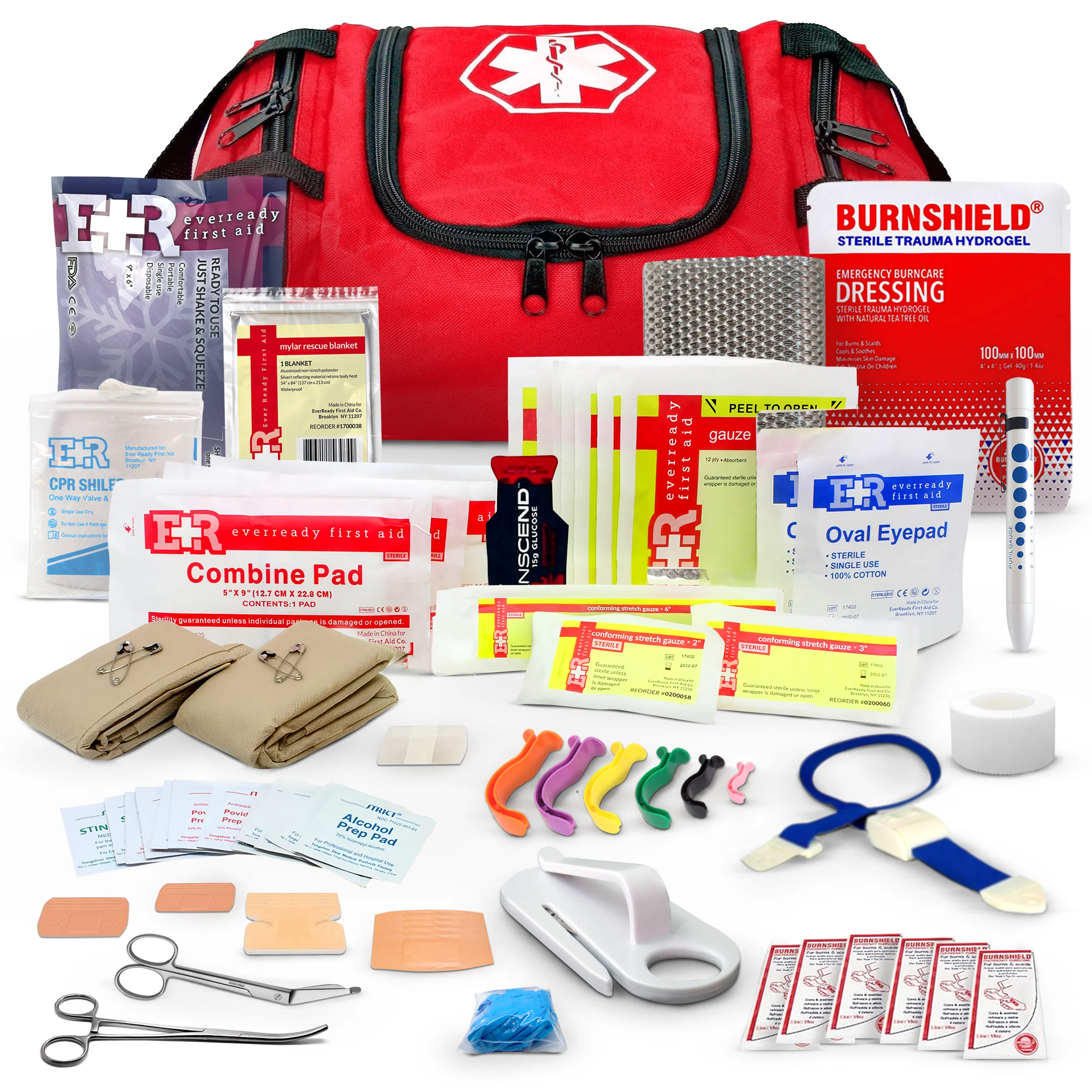 Fully Stocked First Responder Trauma Kit - Image 4