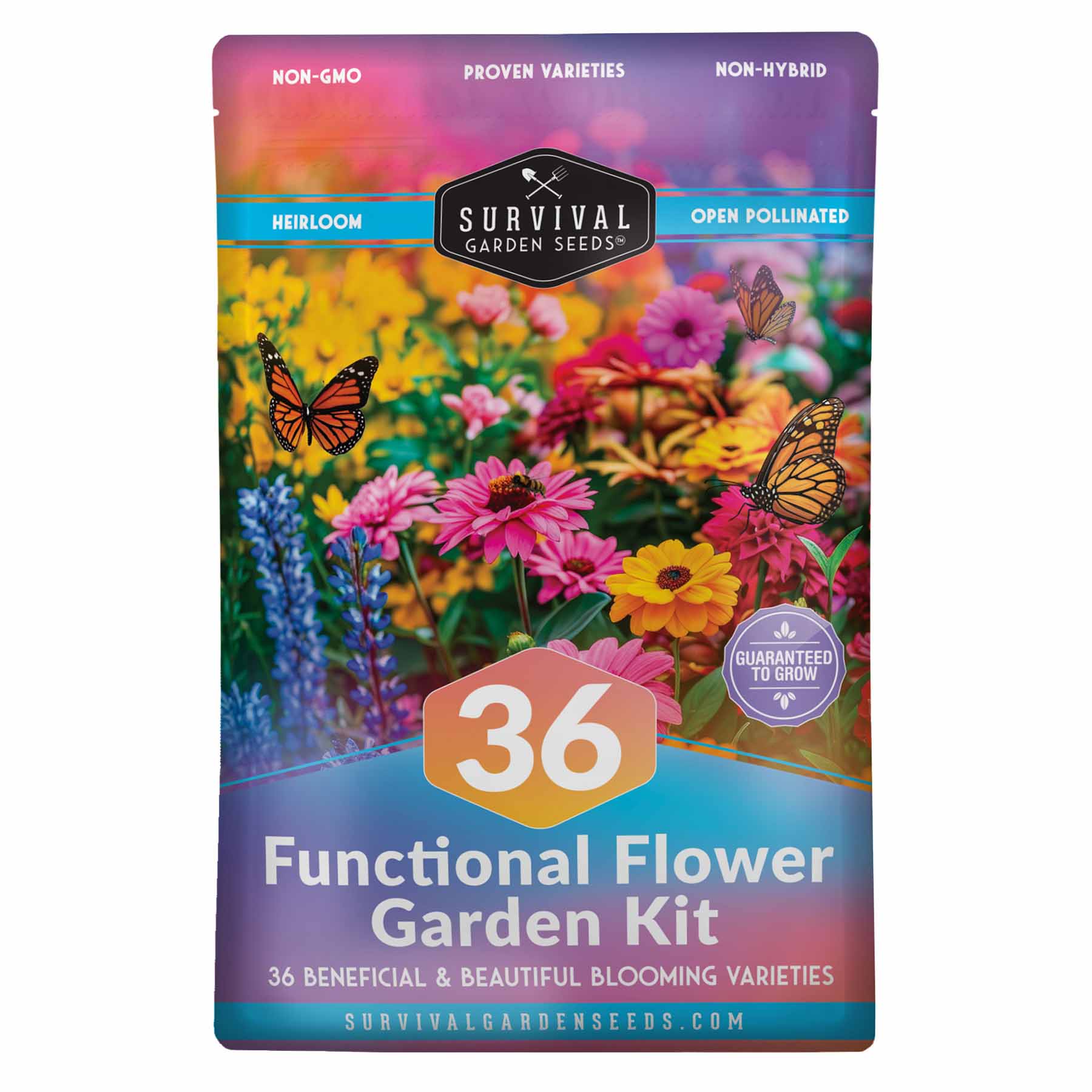 Functional Flower Garden Kit - 36 Seeds for Beauty, Bees & Wellness - Image 8