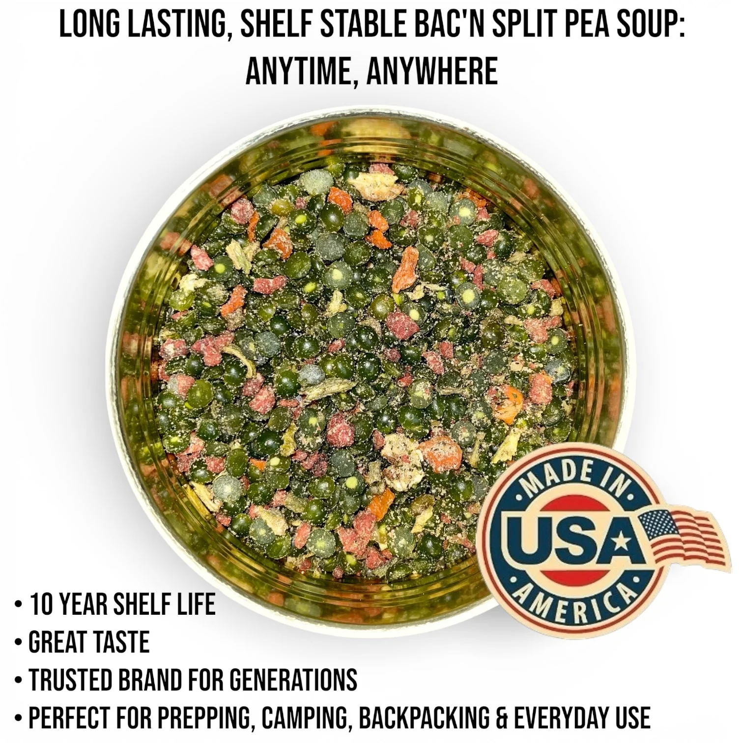 Future Essentials Bacon Split Pea Soup Dry Mix - Image 2
