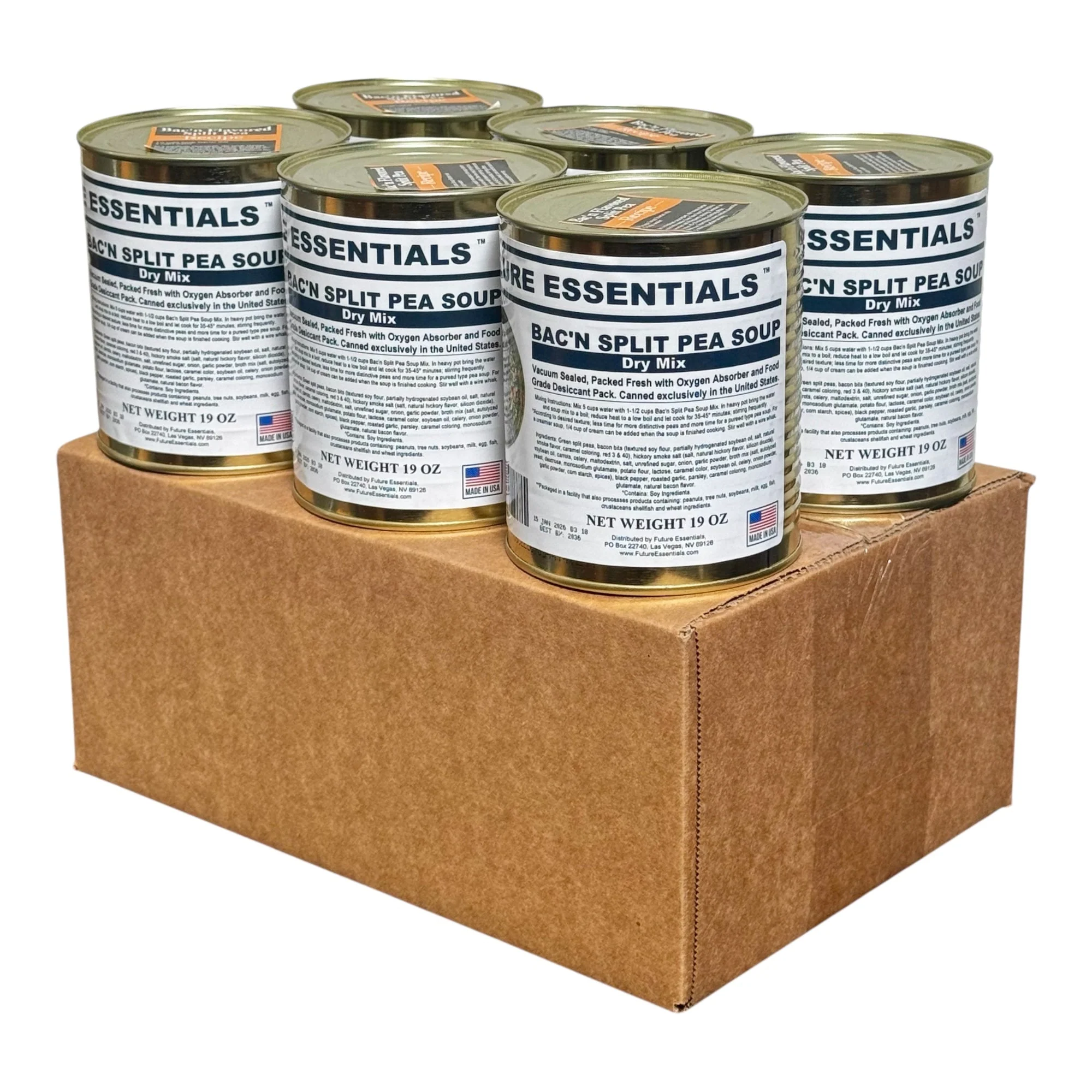 Future Essentials Bacon Split Pea Soup Dry Mix - Image 9