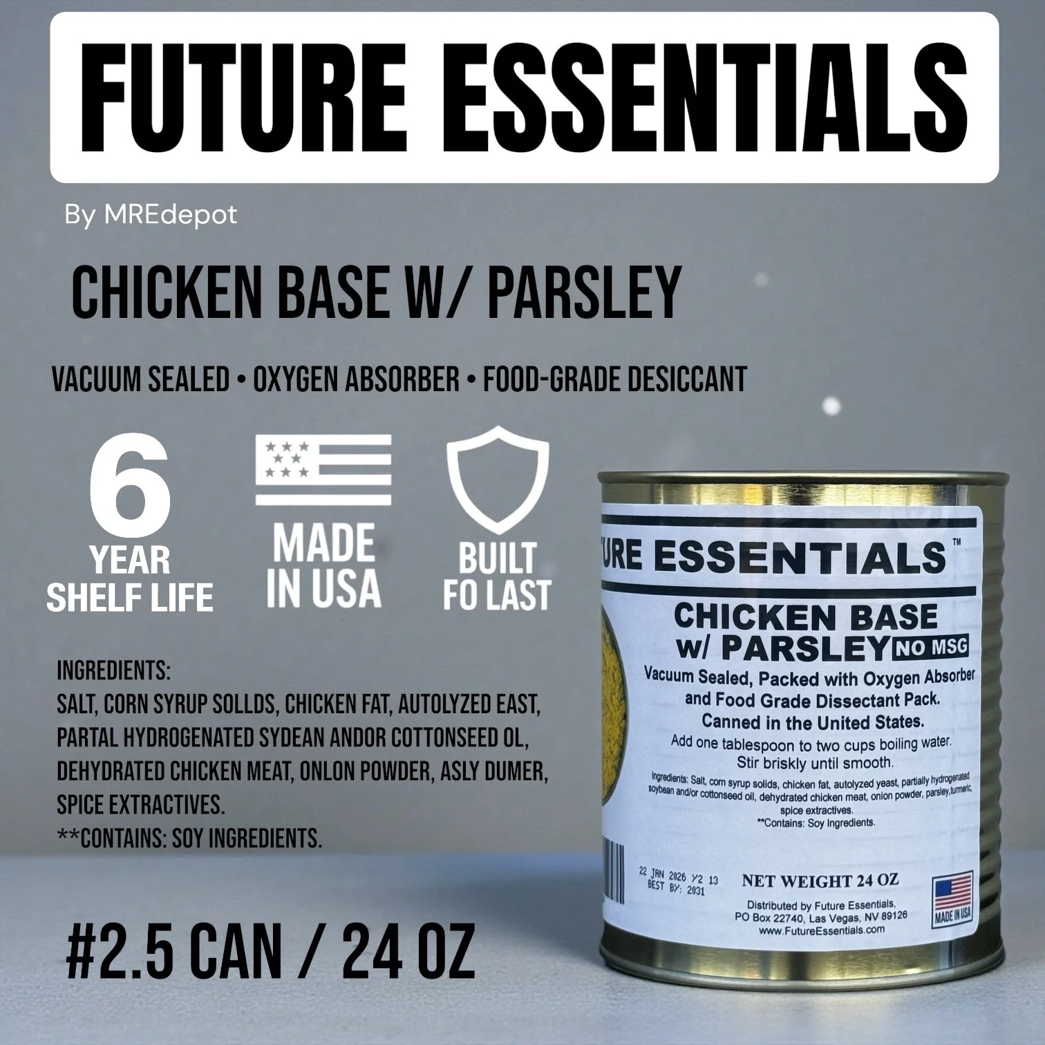Future Essentials Canned Chicken Base with Parsley - Image 4