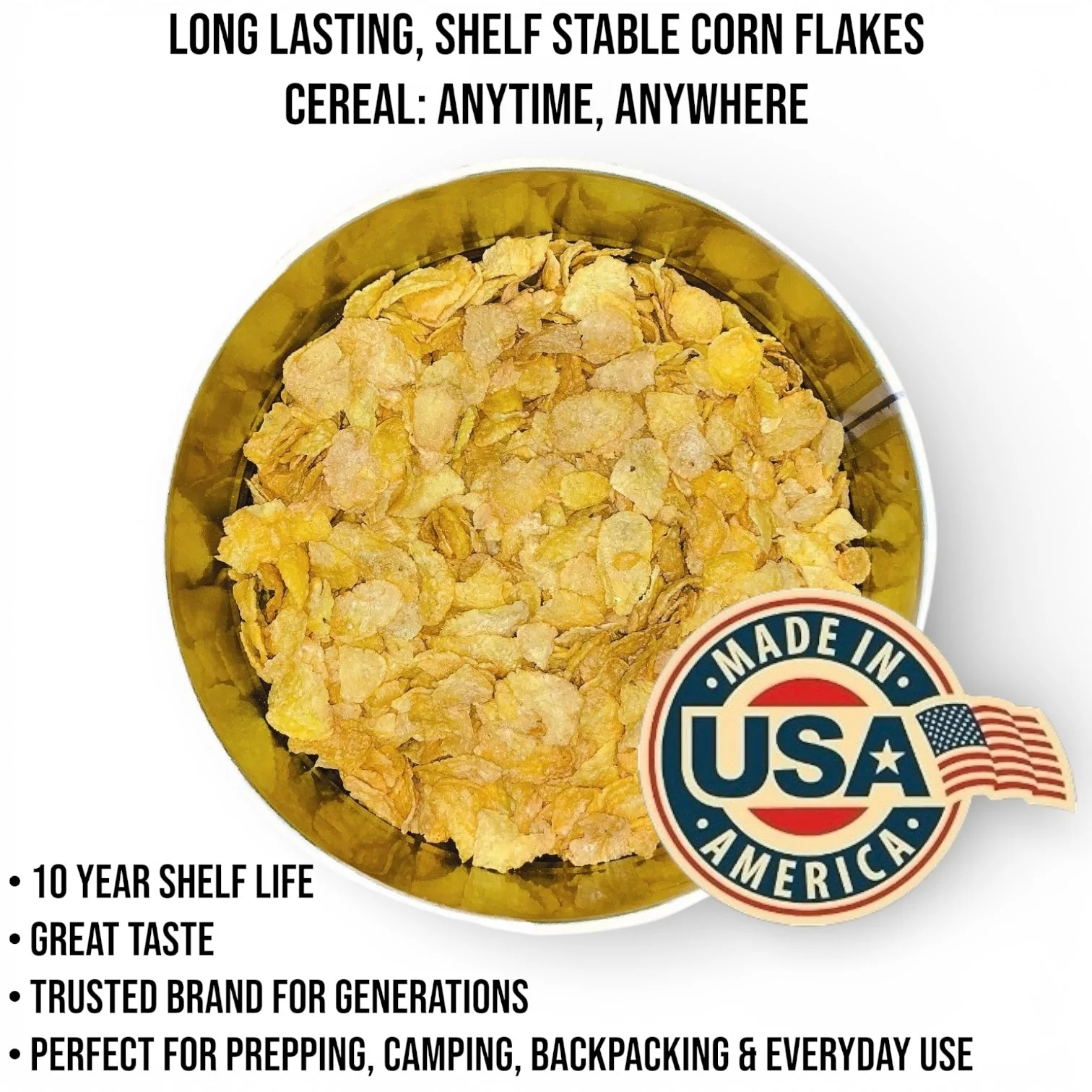 Future Essentials Corn Flakes Cereal. #2.5 Can - Image 2