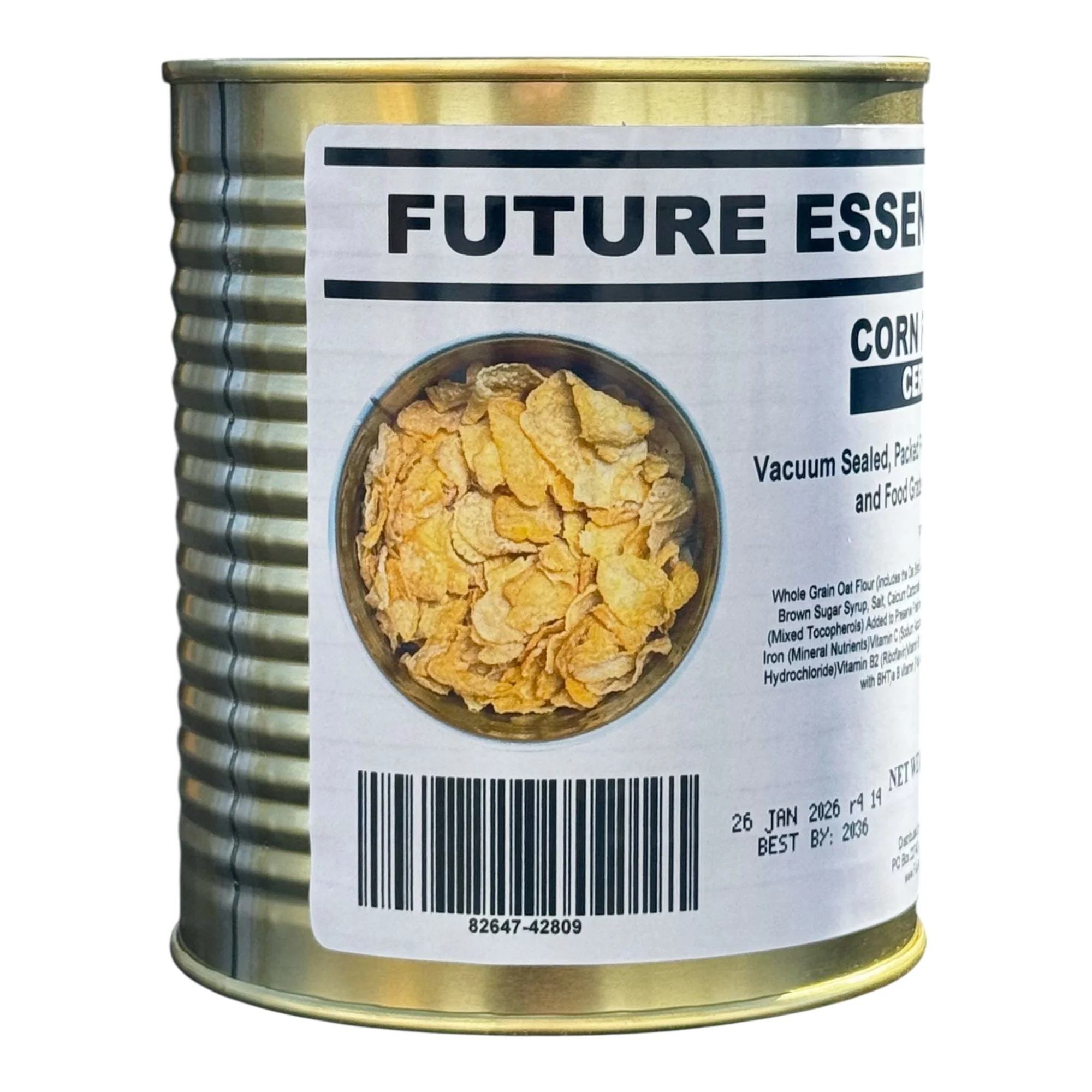 Future Essentials Corn Flakes Cereal. #2.5 Can - Image 3