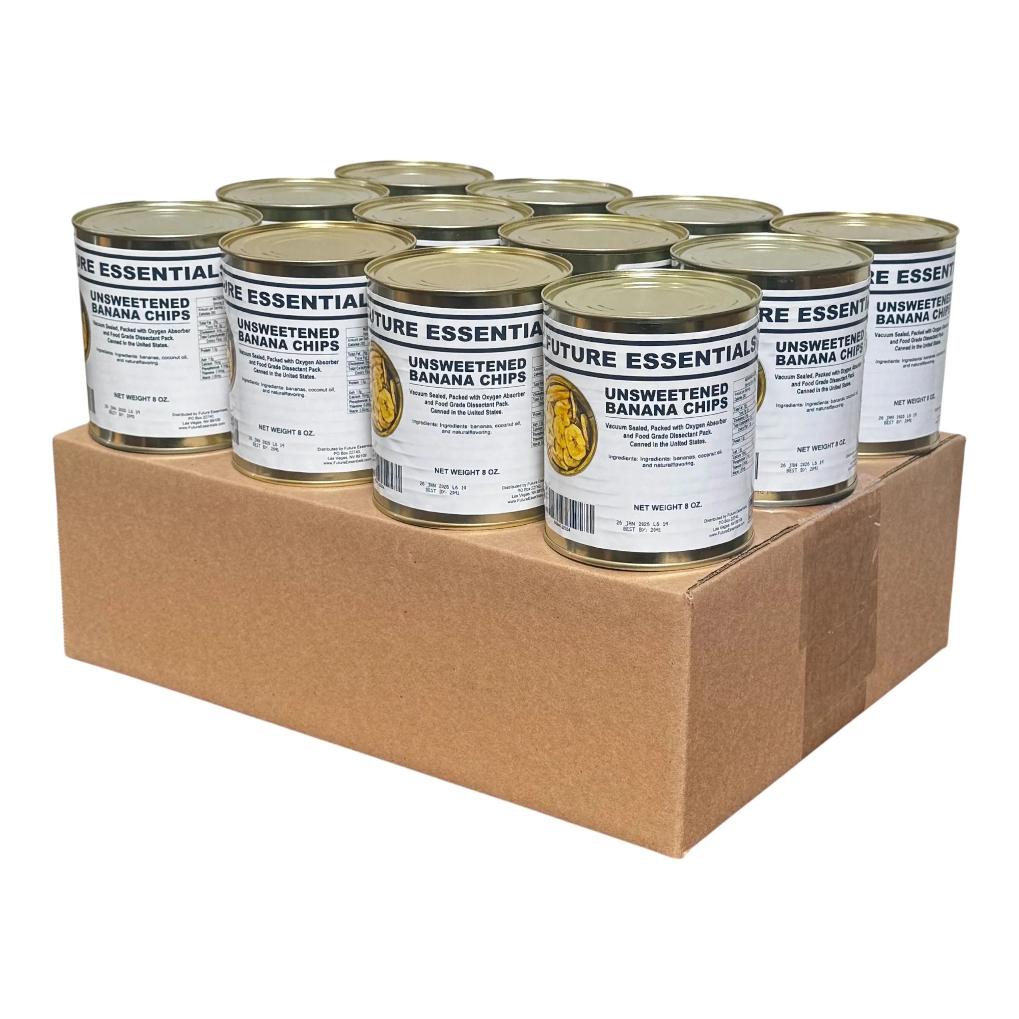 Future Essentials Dehydrated Unsweetened Banana Chips - Image 9