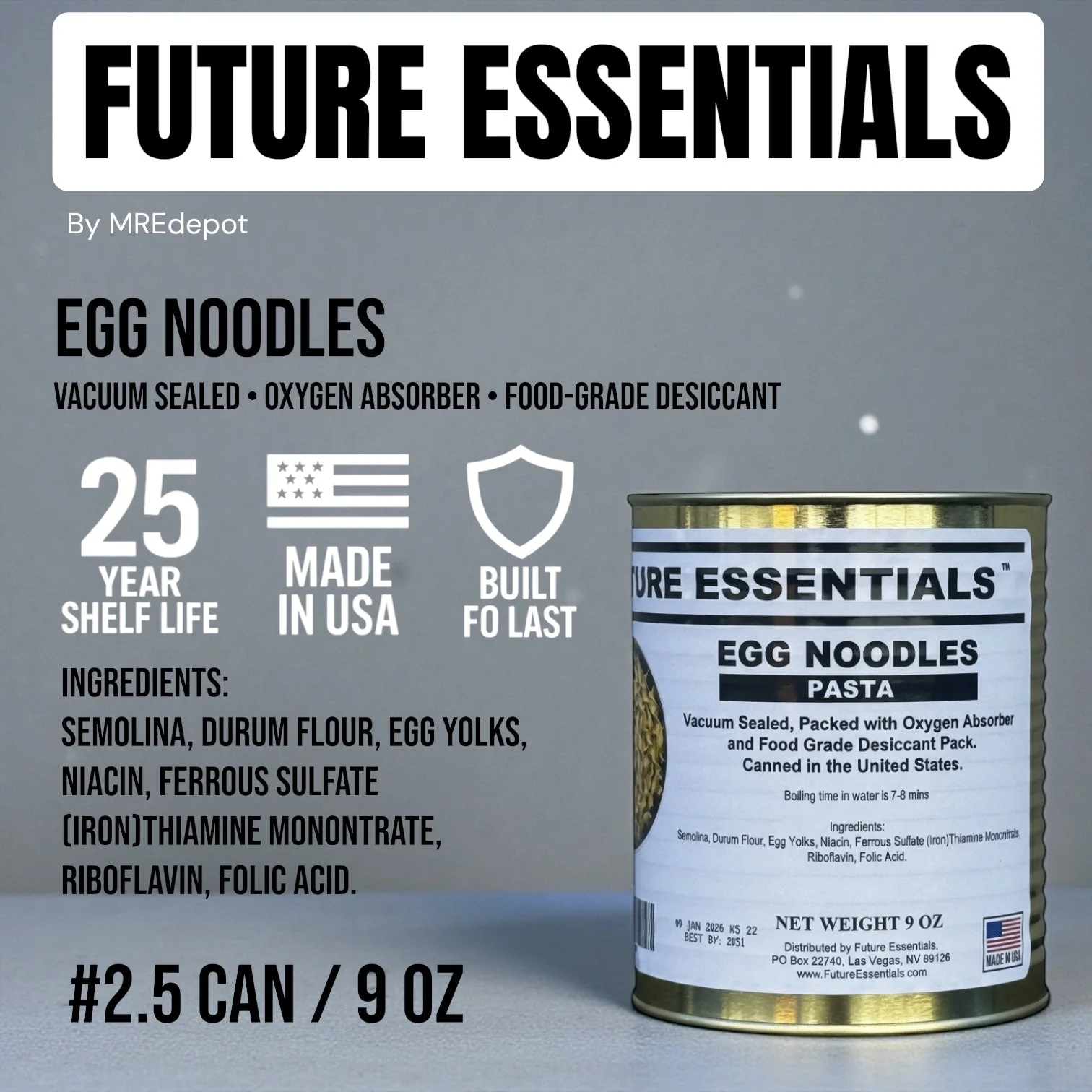 Future Essentials Egg Noodle Pasta - Image 3