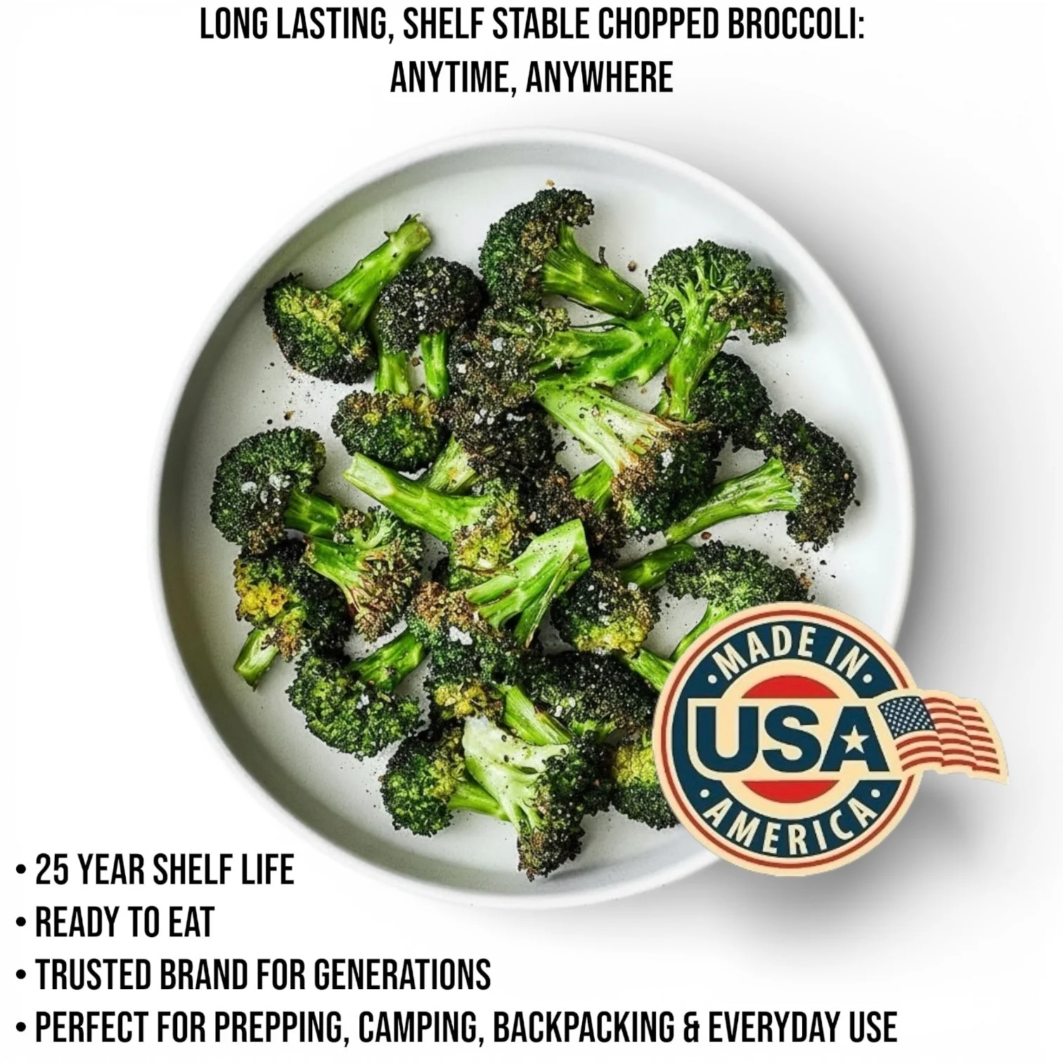 Future Essentials Freeze Dried Chopped Broccoli - Image 11