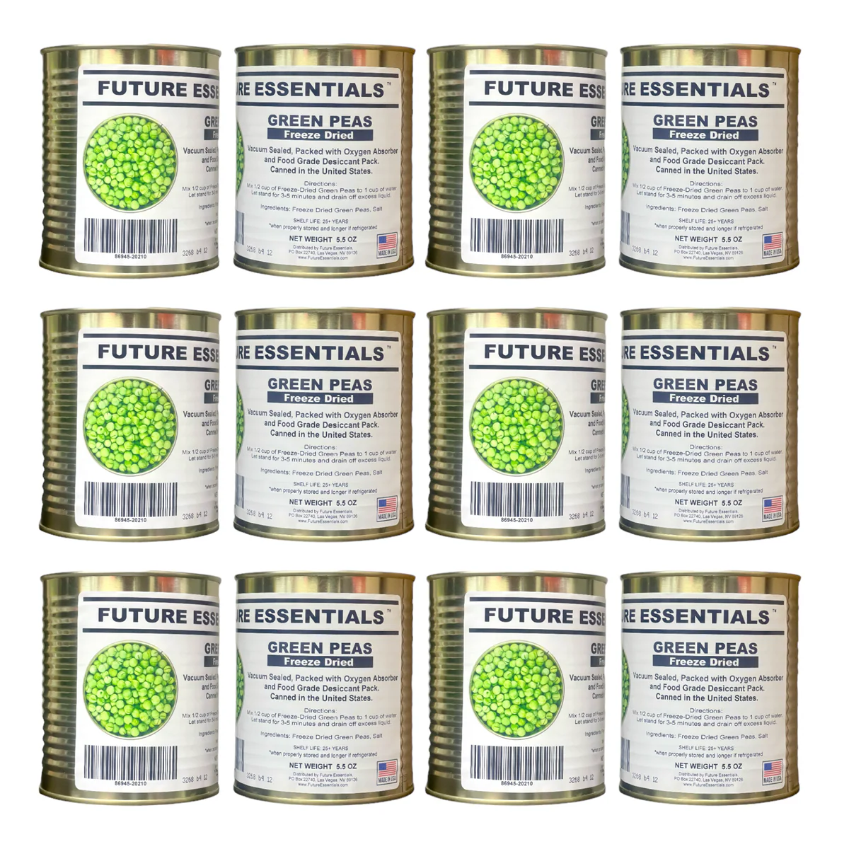 Future Essentials Freeze Dried Green Peas - Image 4