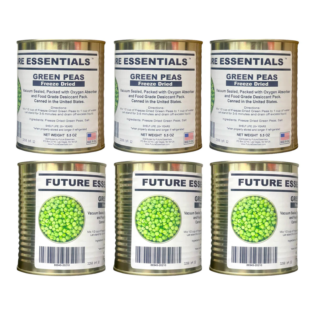 Future Essentials Freeze Dried Green Peas - Image 5