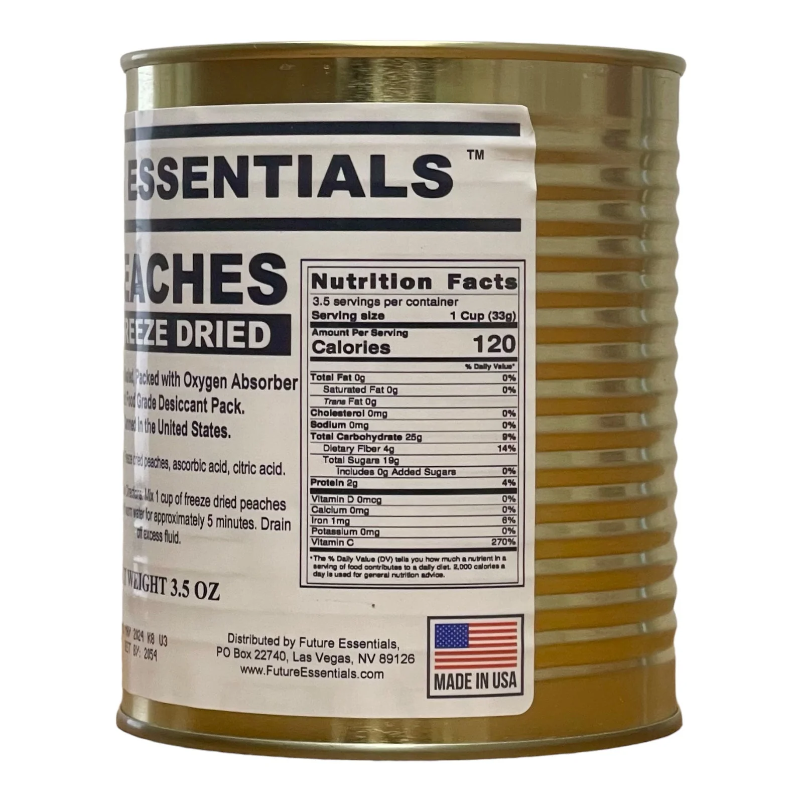Future Essentials Freeze Dried Sliced Peaches - Image 3