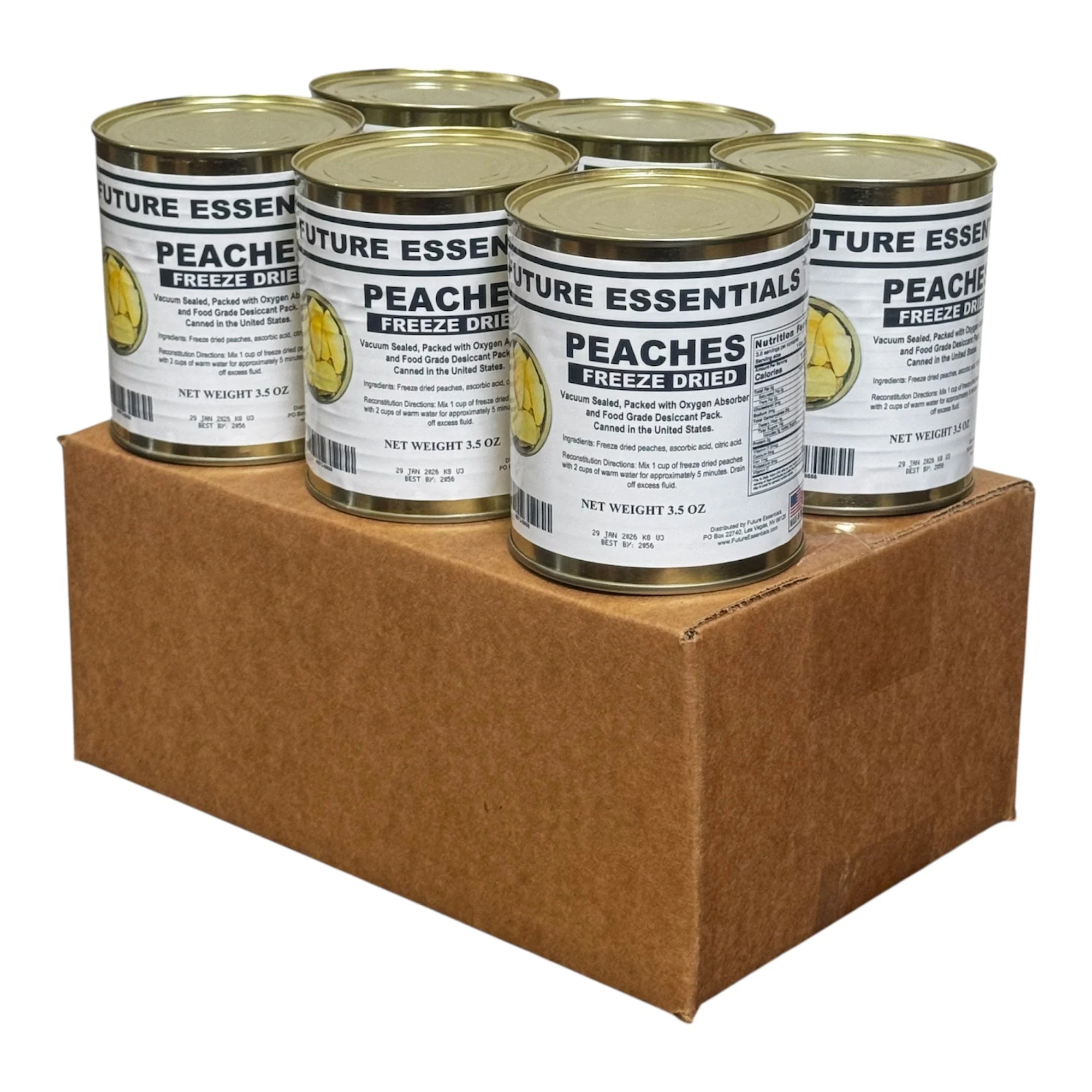 Future Essentials Freeze Dried Sliced Peaches - Image 4