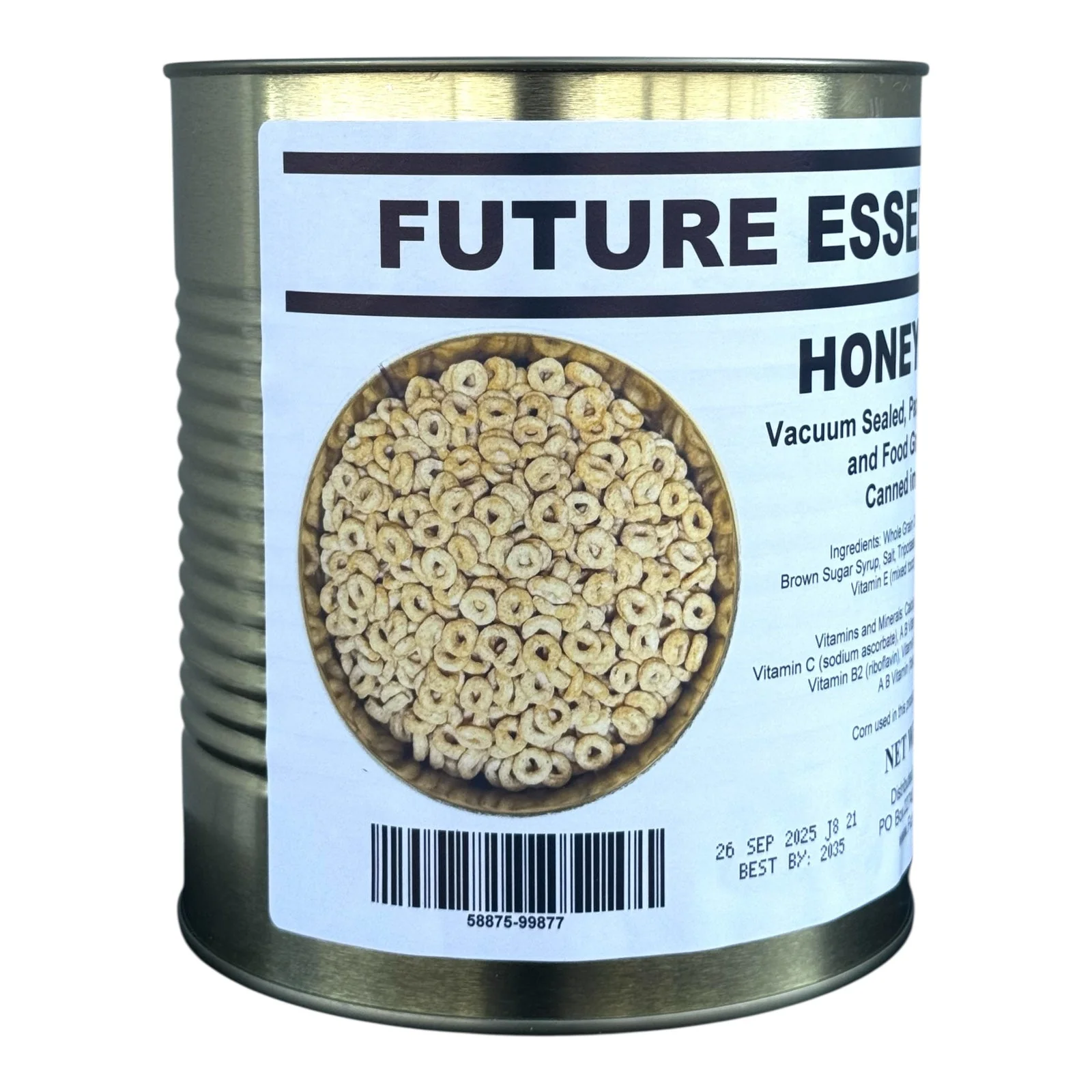 Future Essentials Honey Nut O's Cereal, #10 Can - Image 4
