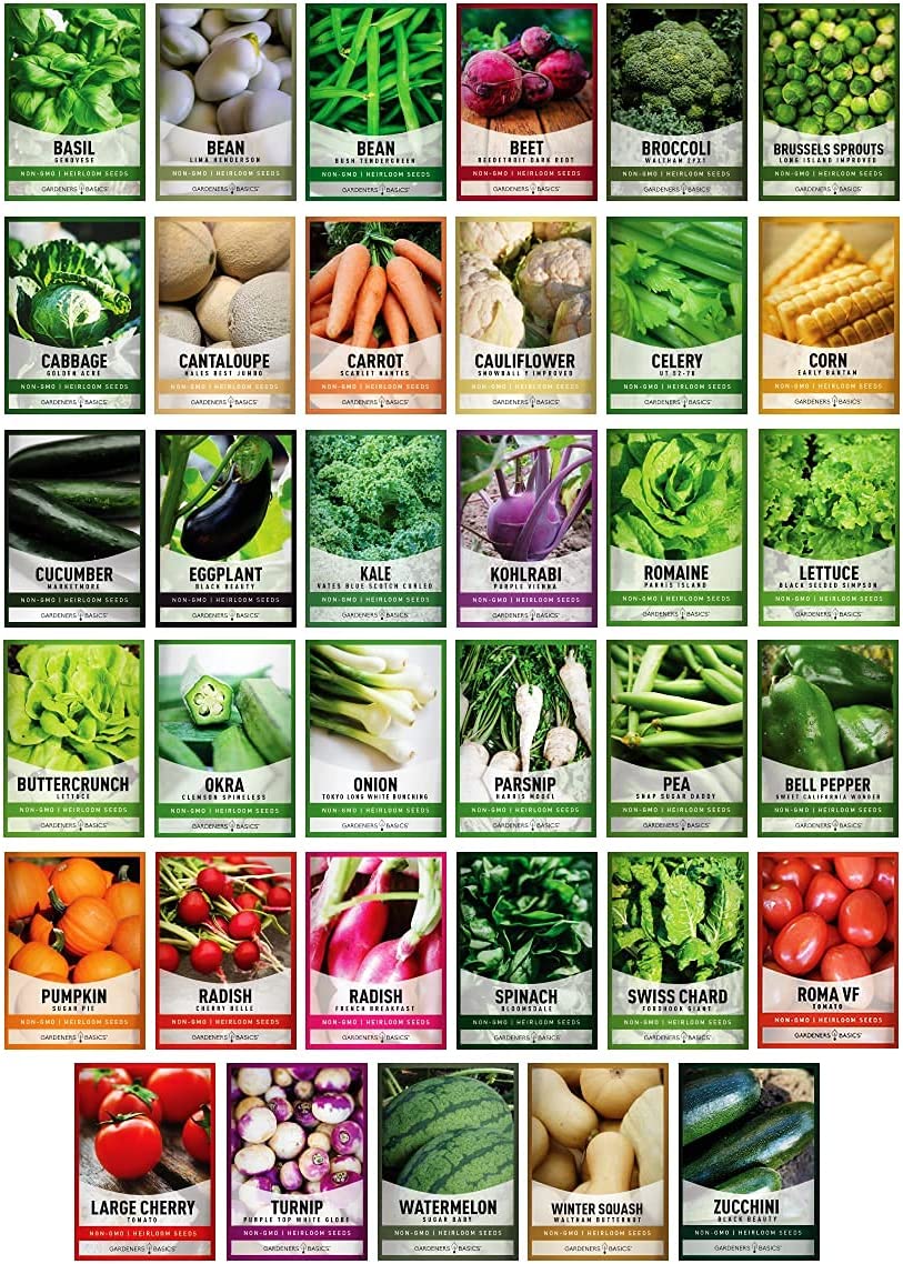 Gardeners Seed Vault Kit - 70 Varieties of Vegetable and Herb Seeds for Your Garden - Image 3