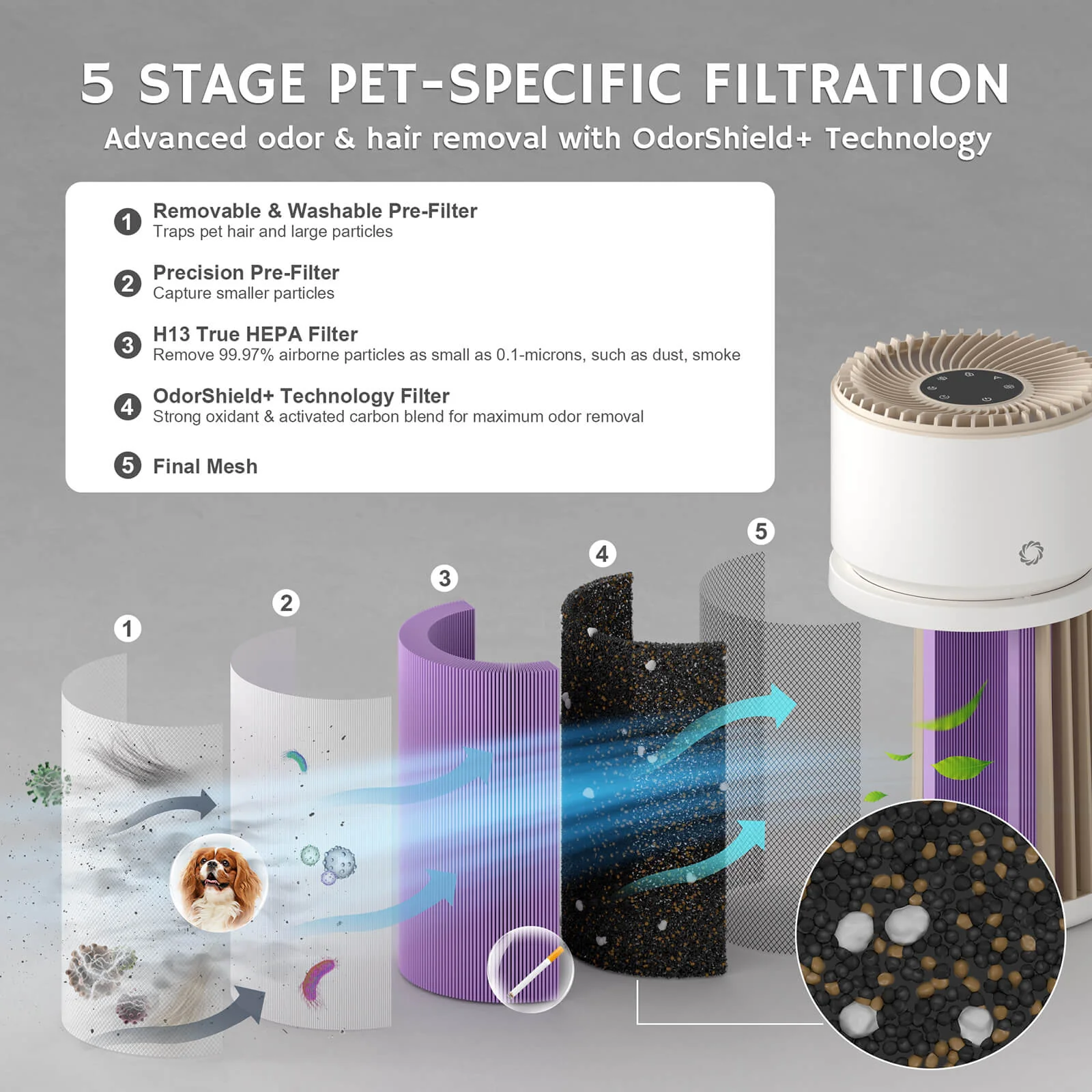 Glory Days AGH400 Pet Air Purifier - Image 9