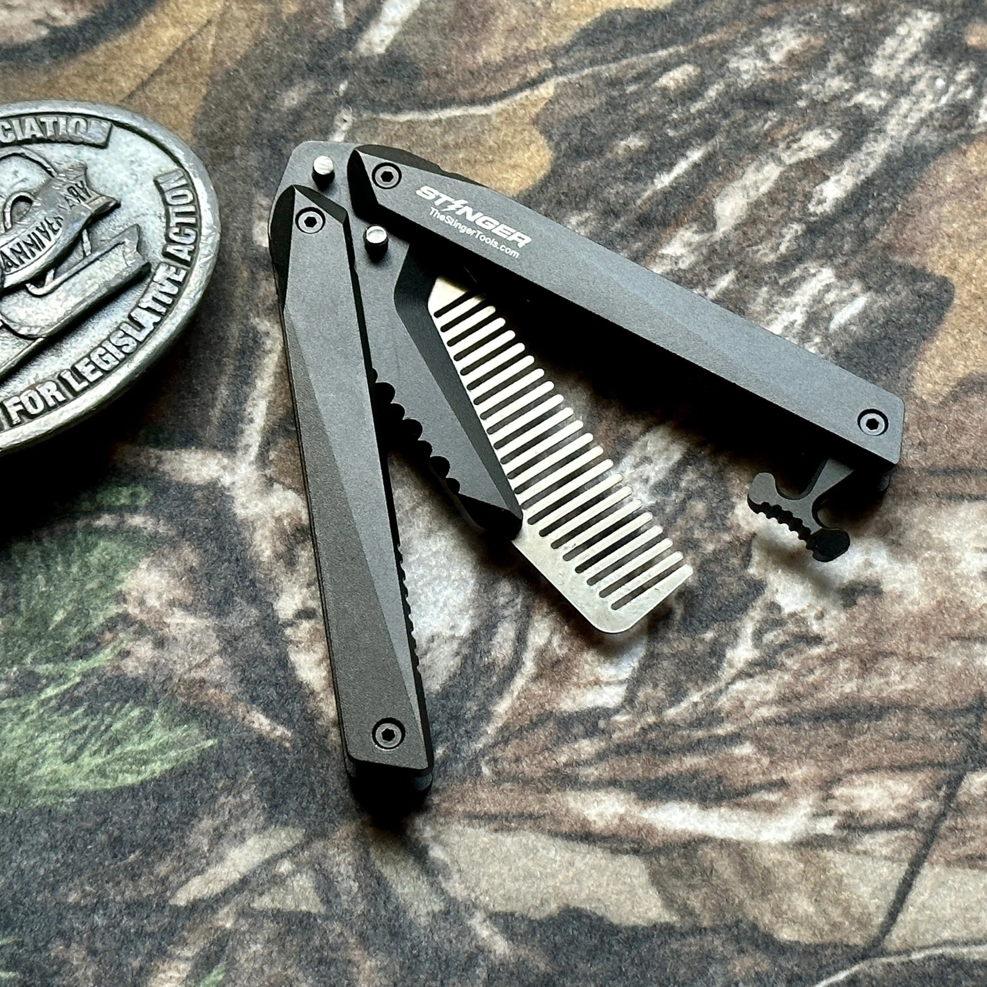 Hair And Beard Styling Comb (Butterfly Comb) - Image 4