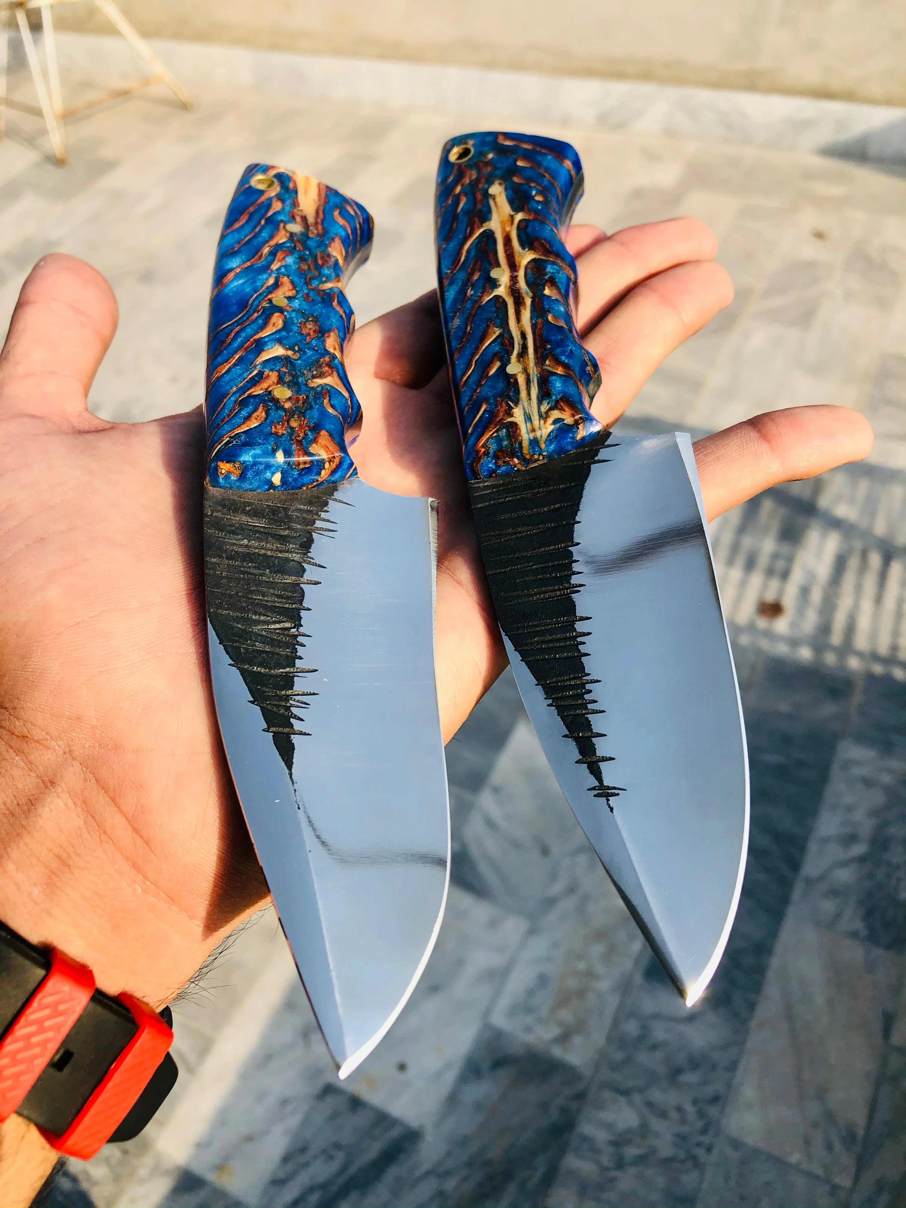 Hand Forged 1095 Steel Hunting knives - Image 2