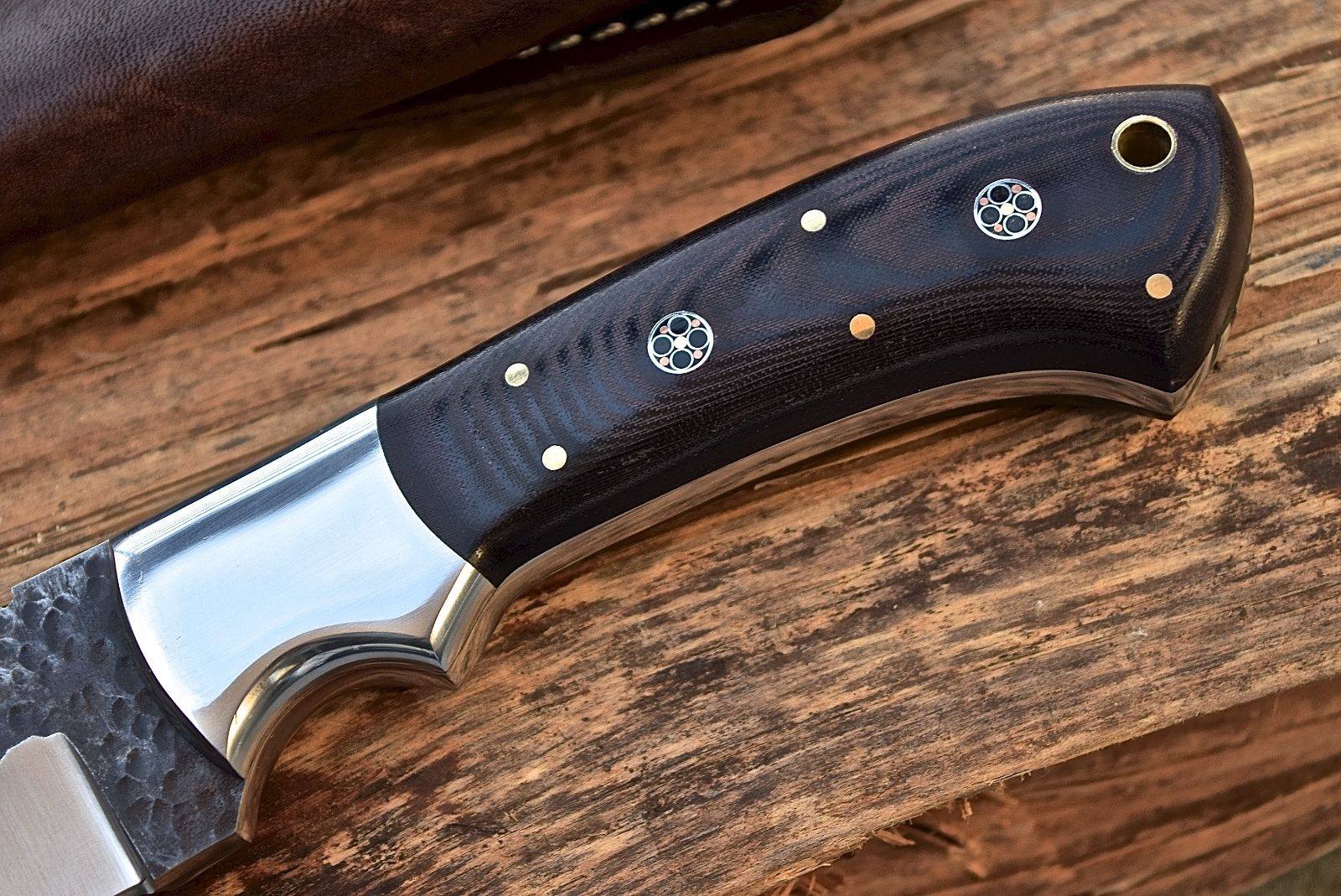 Hand Made D2 Steel Hand Forged Skinning Knife - Image 2