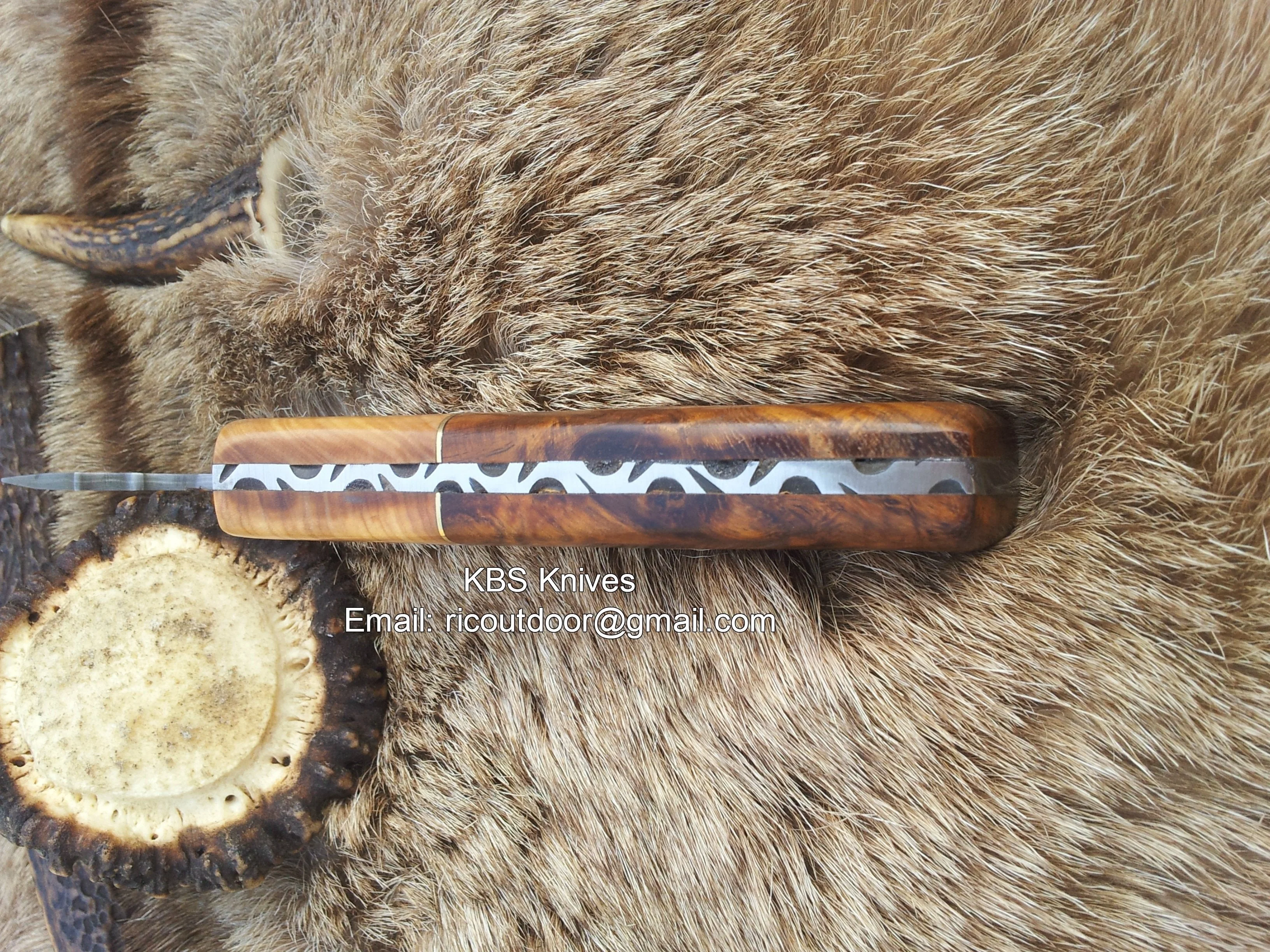 Hand Made Damascus Burchha Knife - Image 4