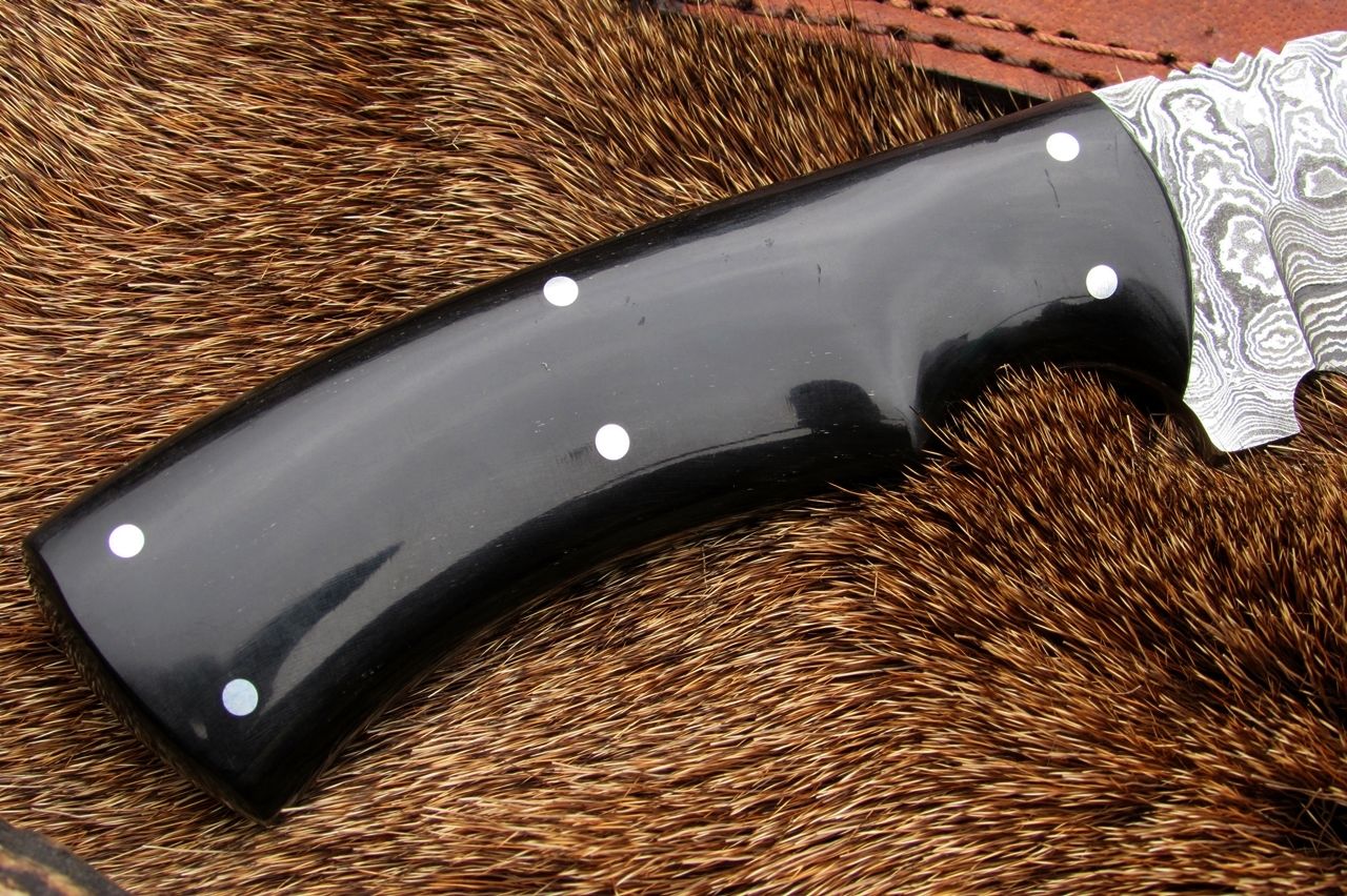 Hand Made Damascus Skinning Knife - Image 5