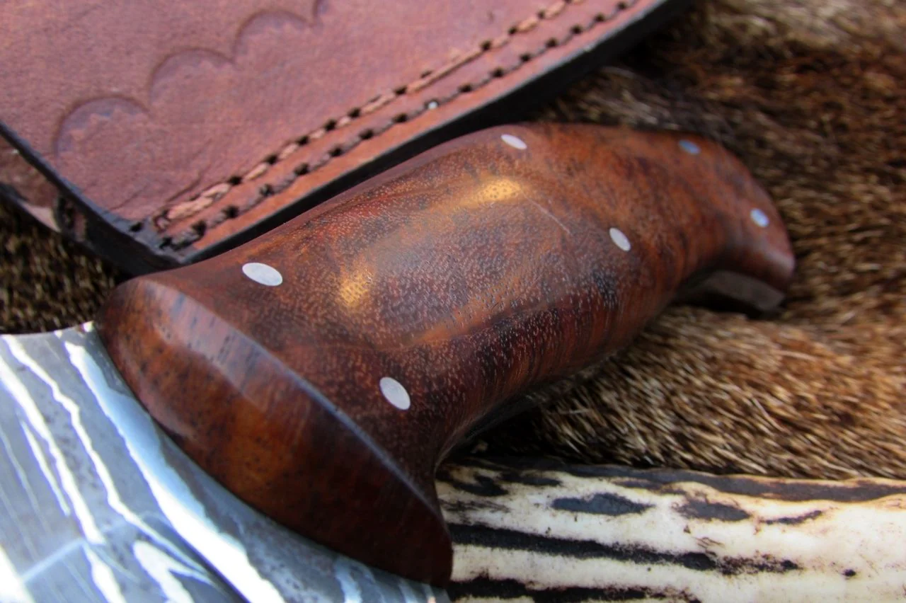 Handmade Damascus Skinning Knife - Image 2