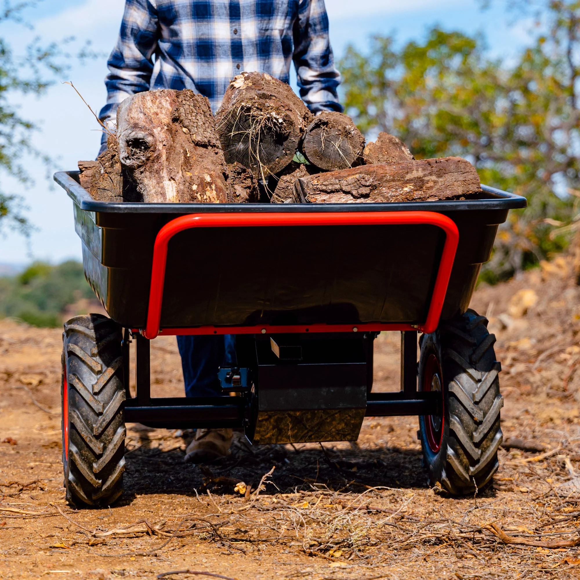 Heavy Duty Electric Utility Cart 40V Battery-Powered Wheelbarrow 660-lb. Bucket Capacity - Image 11