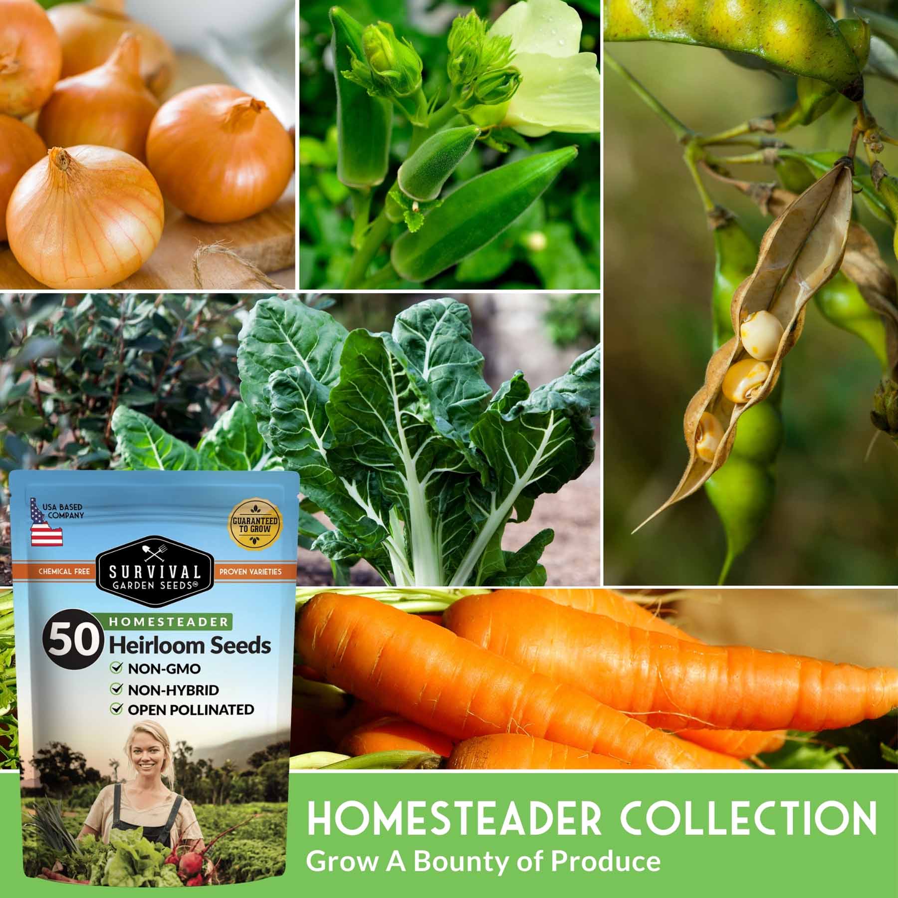 Homestead Garden Collection – 50 Essential Seeds for Self-Reliant Living - Image 6
