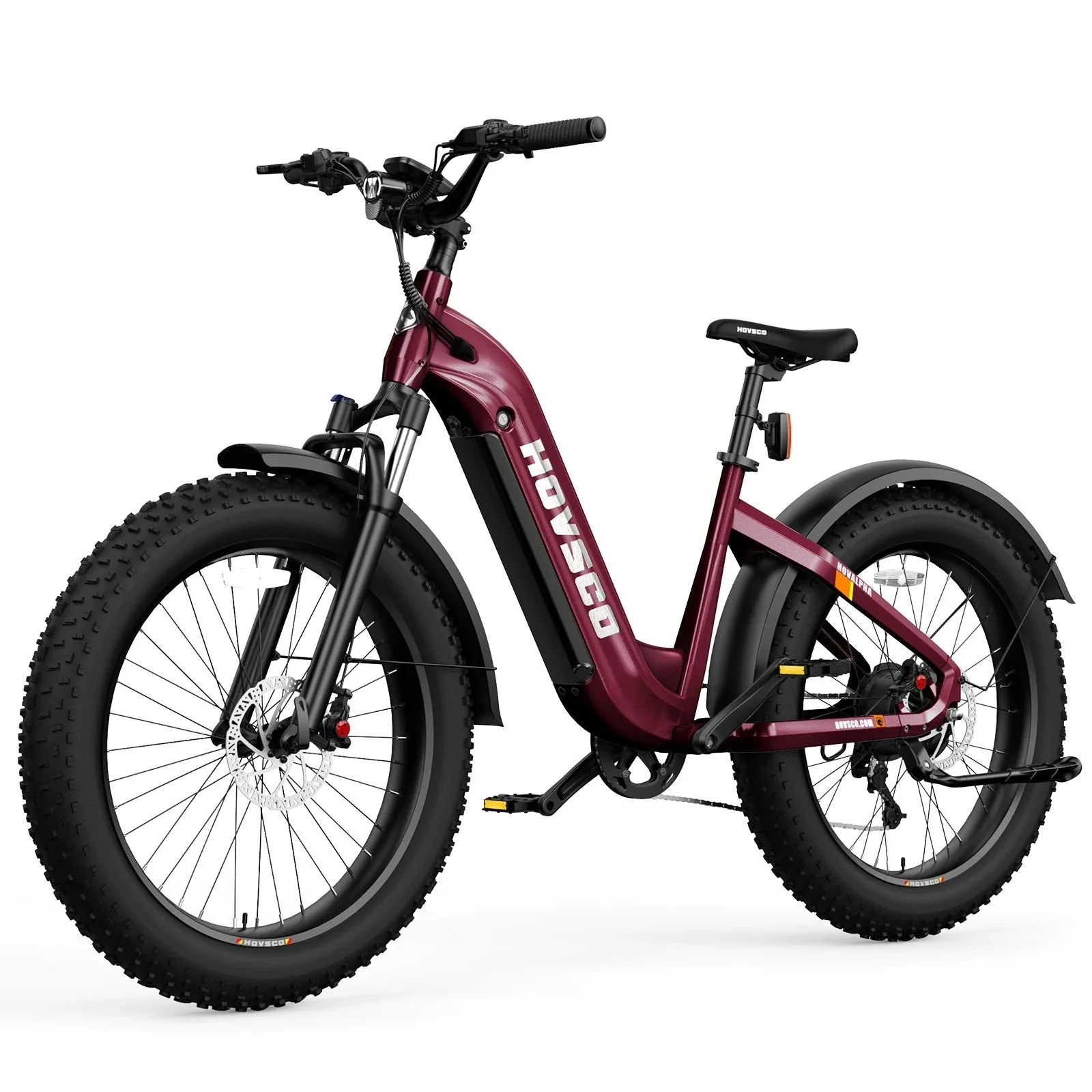 HOVSCO HovAlpha 26" Step-Thru Fat Tire Ebike - Image 10