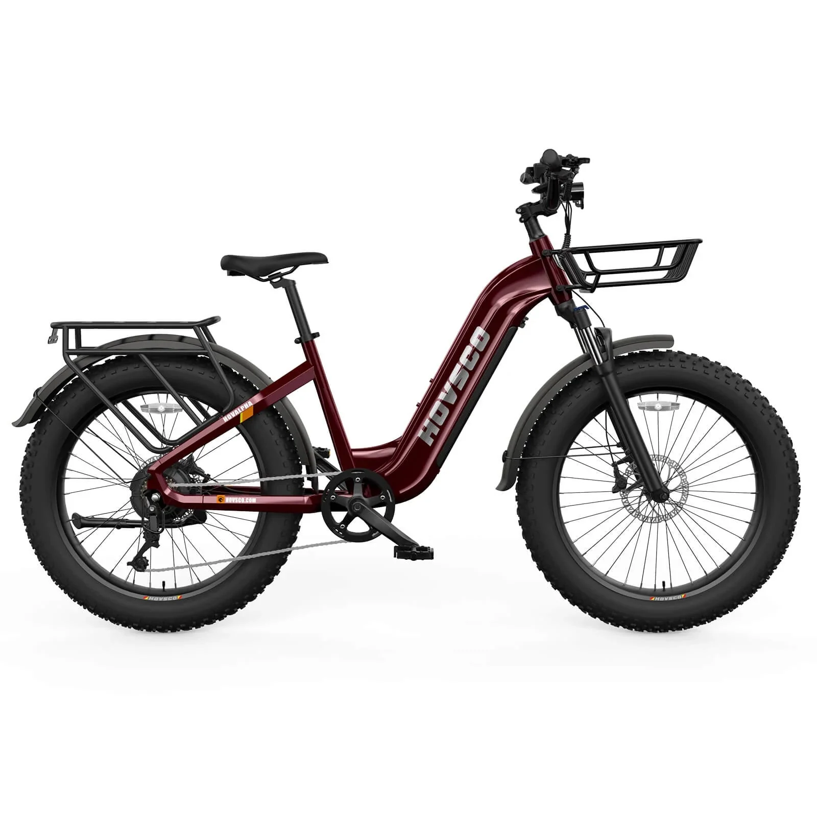 HOVSCO HovAlpha 26" Step-Thru Fat Tire Ebike - Image 12
