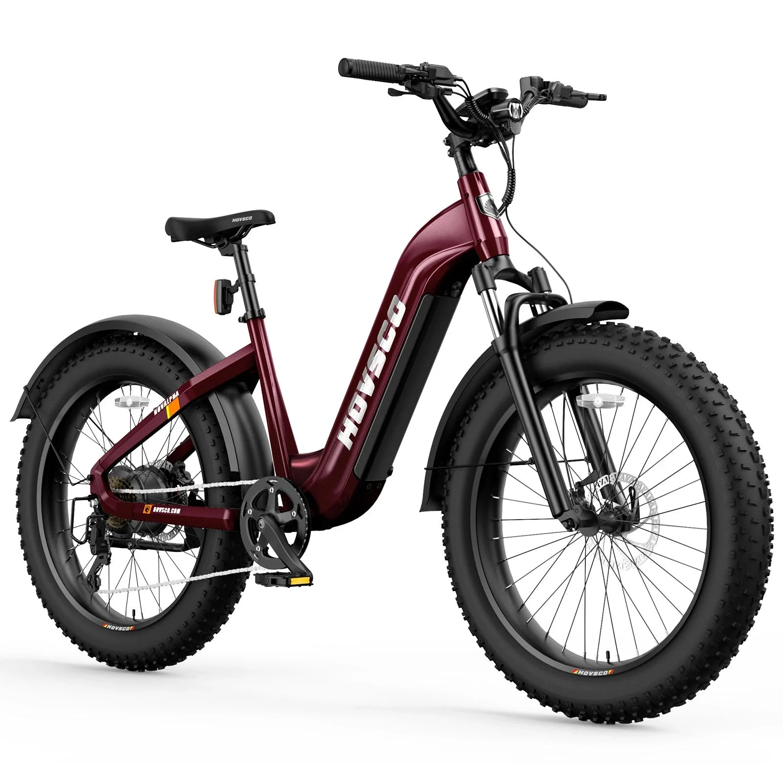 HOVSCO HovAlpha 26" Step-Thru Fat Tire Ebike - Image 7