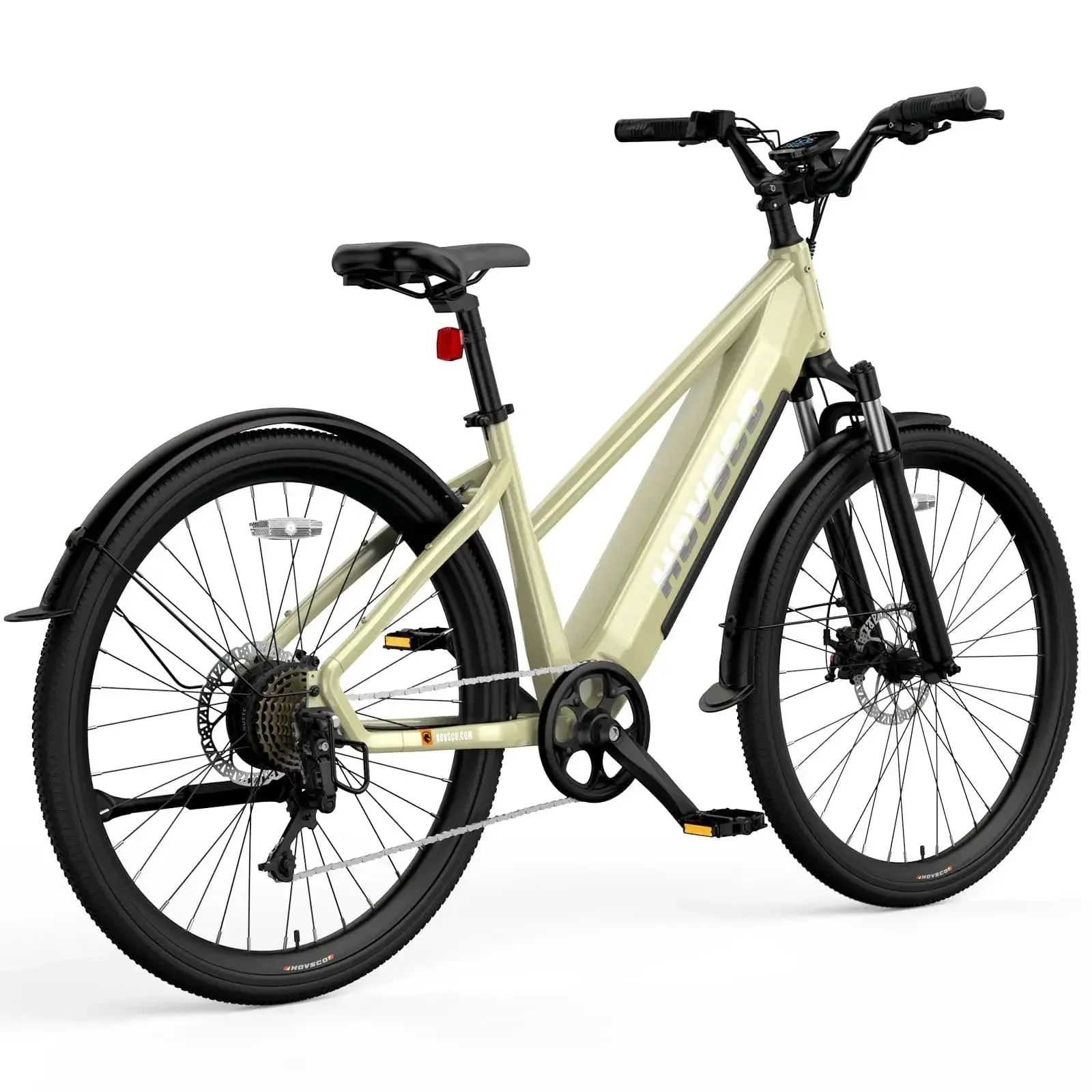 HOVSCO HovCity 27.5" Step-Thru Cruiser Electric Bike For Adults - Image 14