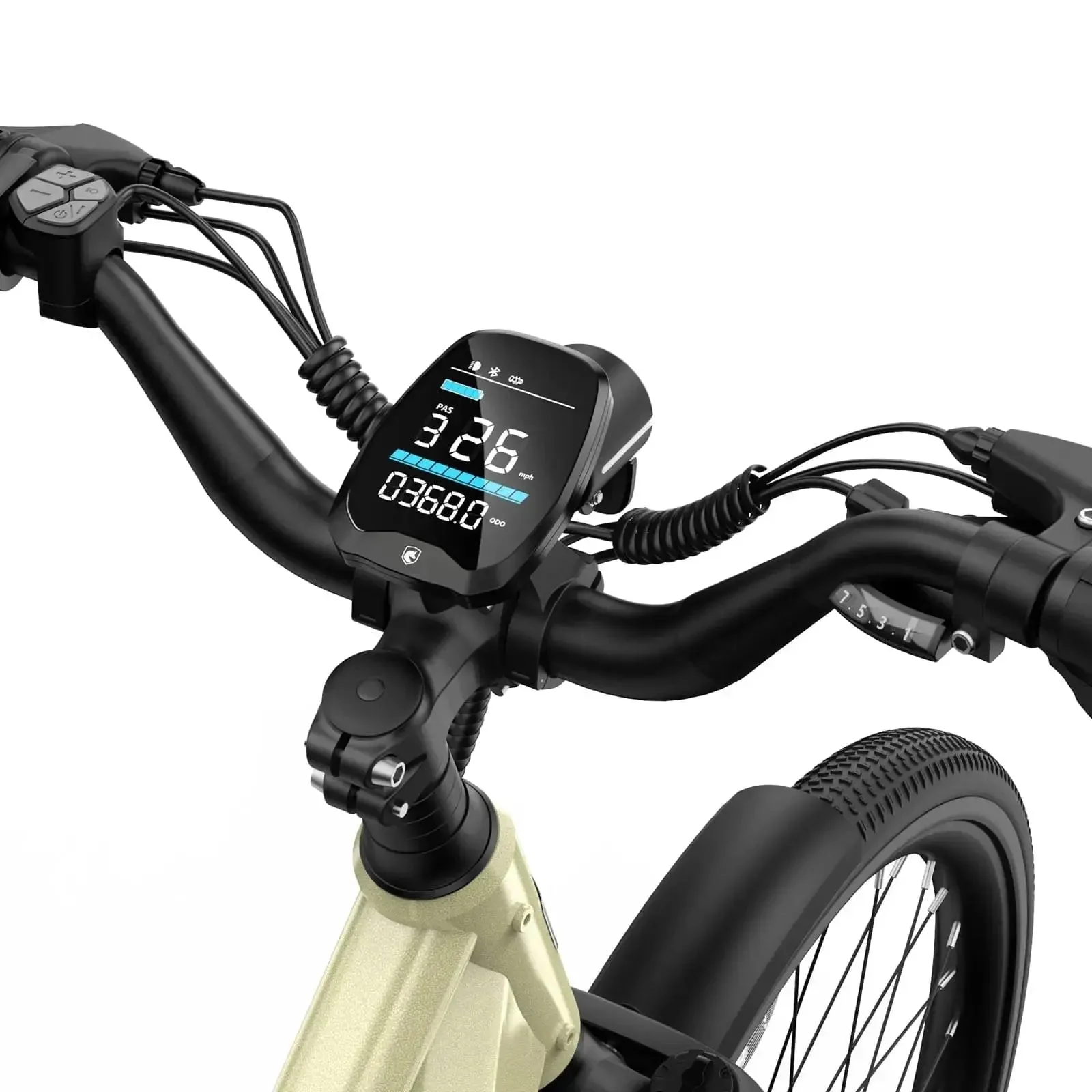 HOVSCO HovCity 27.5" Step-Thru Cruiser Electric Bike For Adults - Image 16