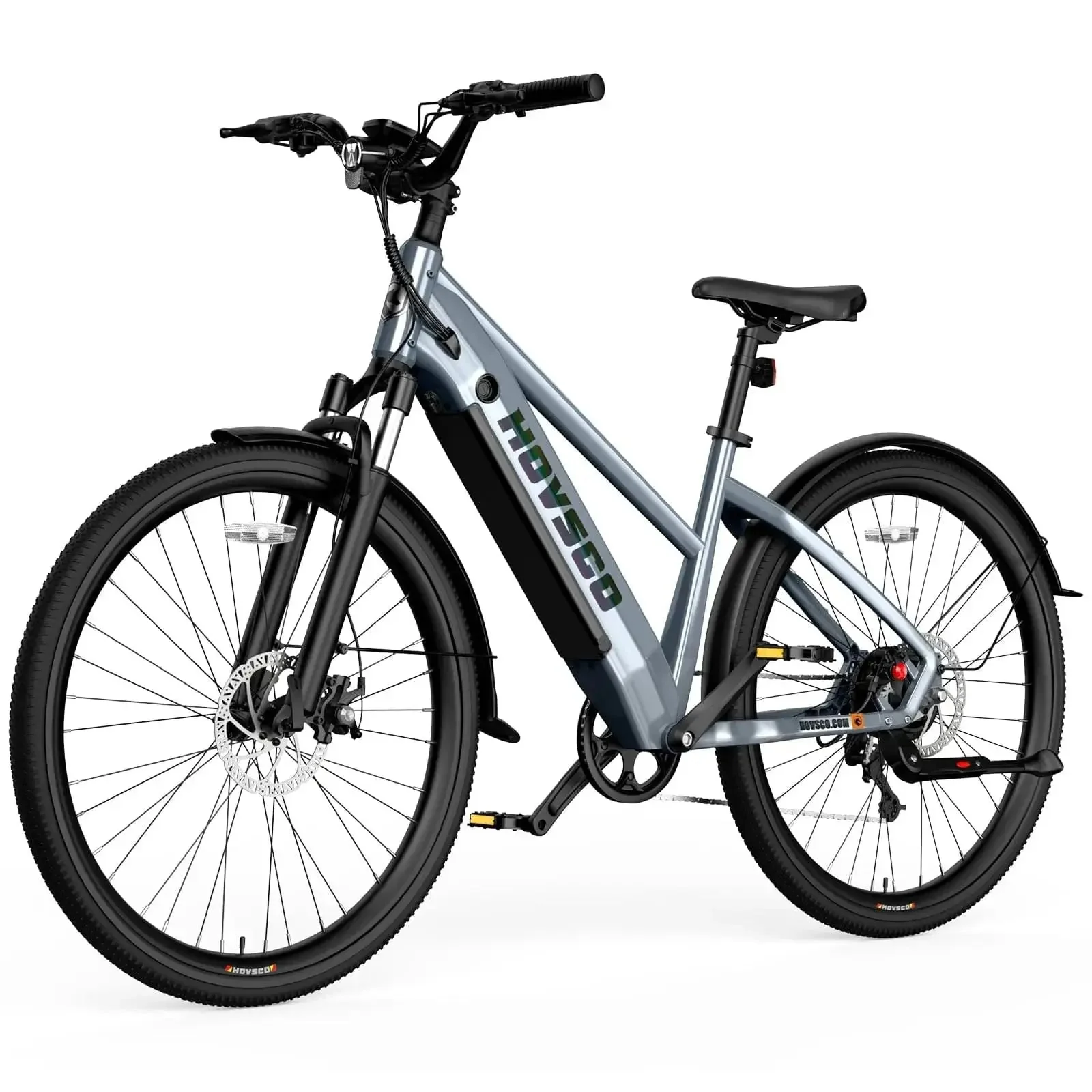 HOVSCO HovCity 27.5" Step-Thru Cruiser Electric Bike For Adults - Image 24