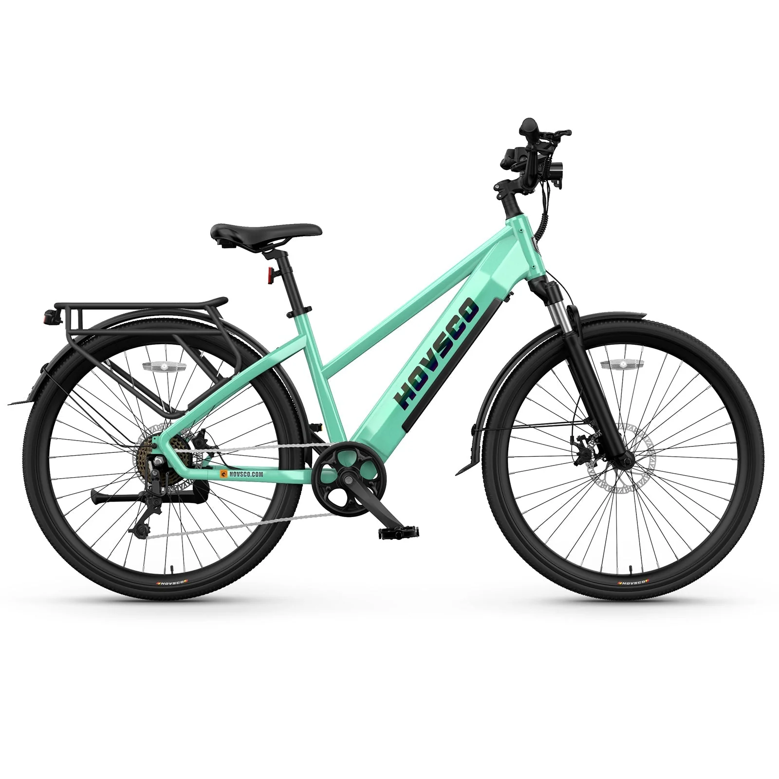 HOVSCO HovCity 27.5" Step-Thru Cruiser Electric Bike For Adults - Image 32