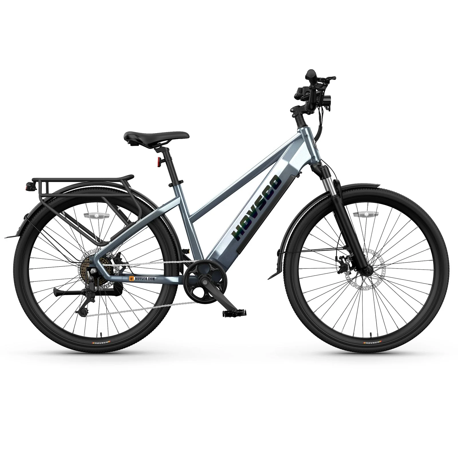 HOVSCO HovCity 27.5" Step-Thru Cruiser Electric Bike For Adults - Image 34