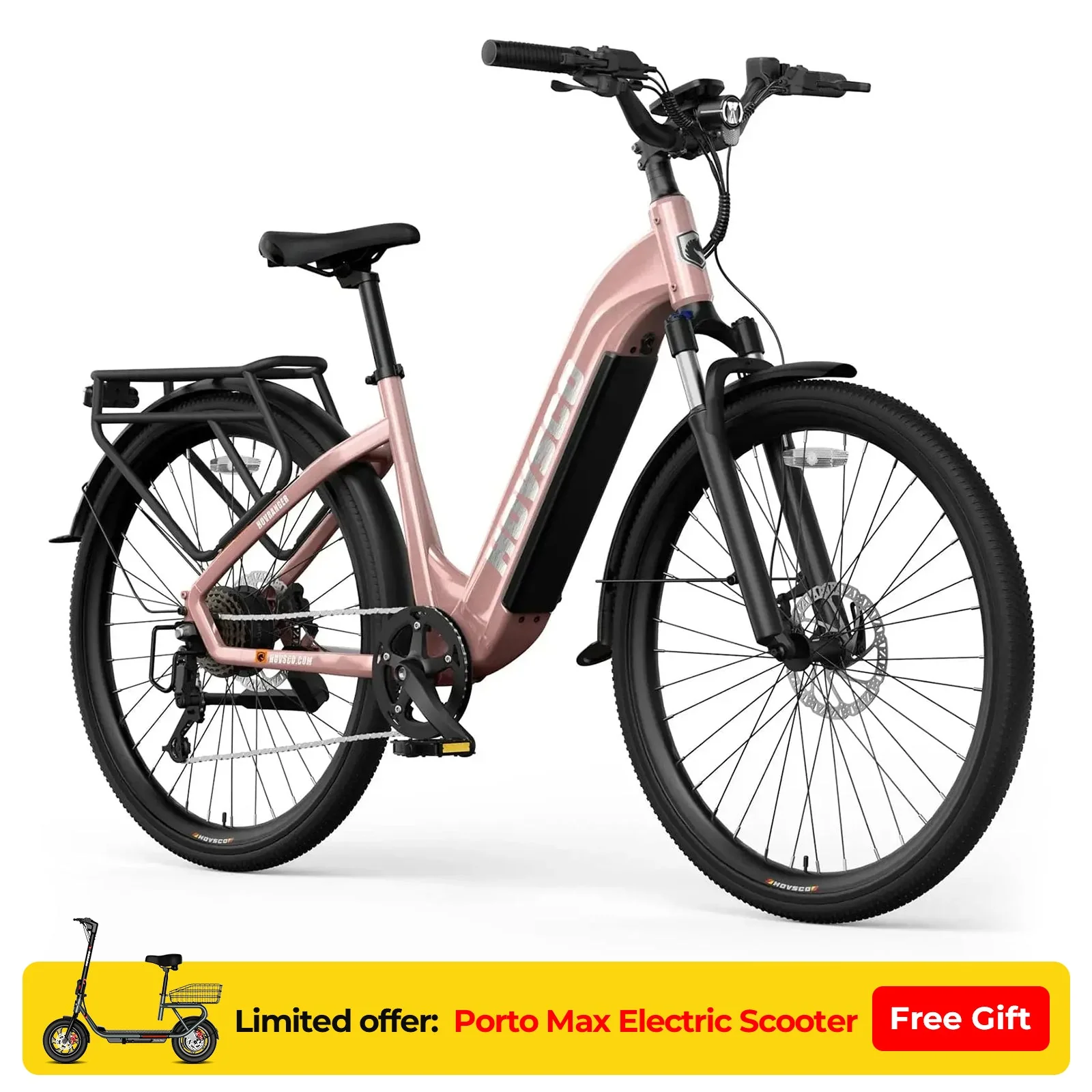 HOVSCO HovRanger 27.5" Step-Thru Commuter Bike - Image 25