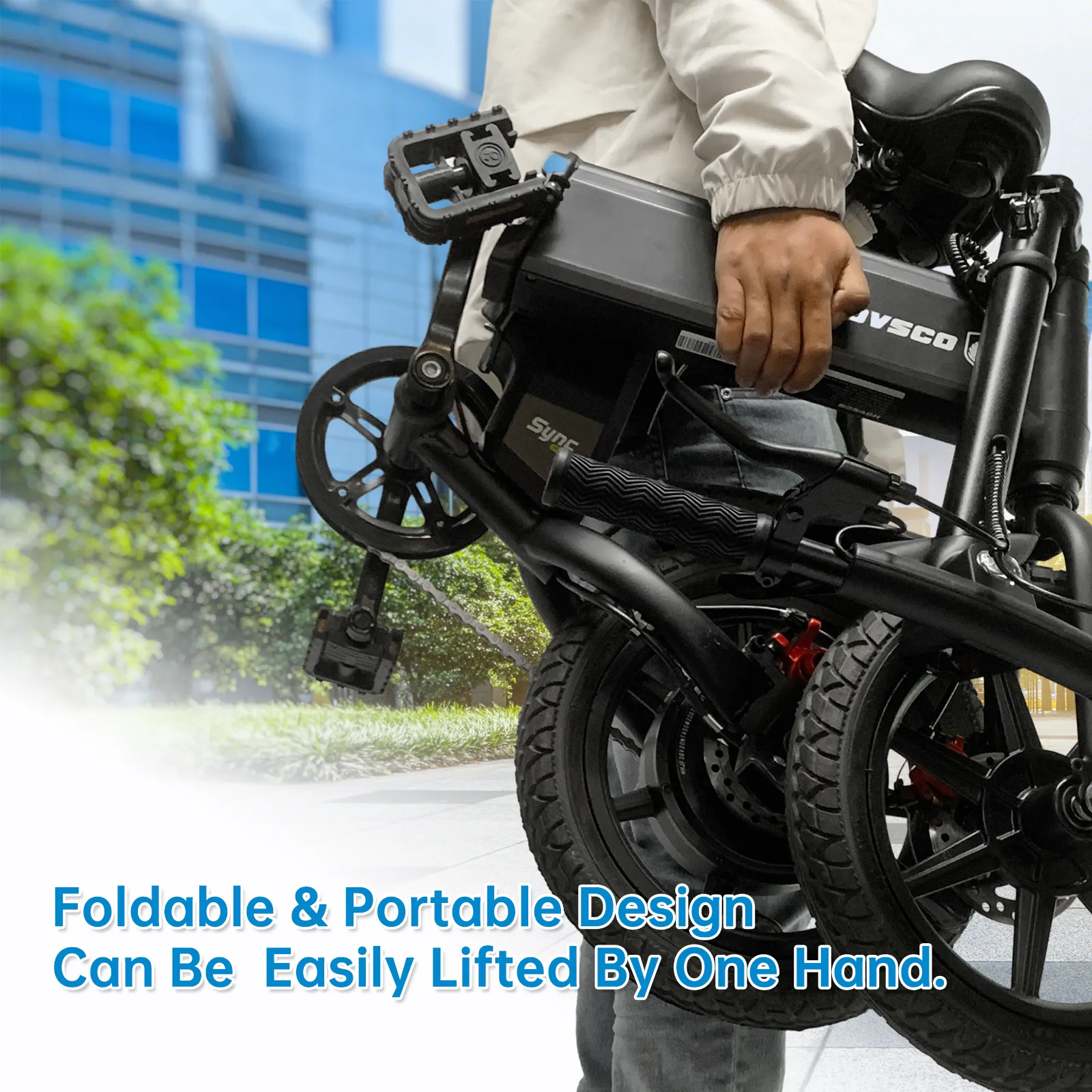 HOVSCO Sync Max 14" Folding Electric Bike - Image 7