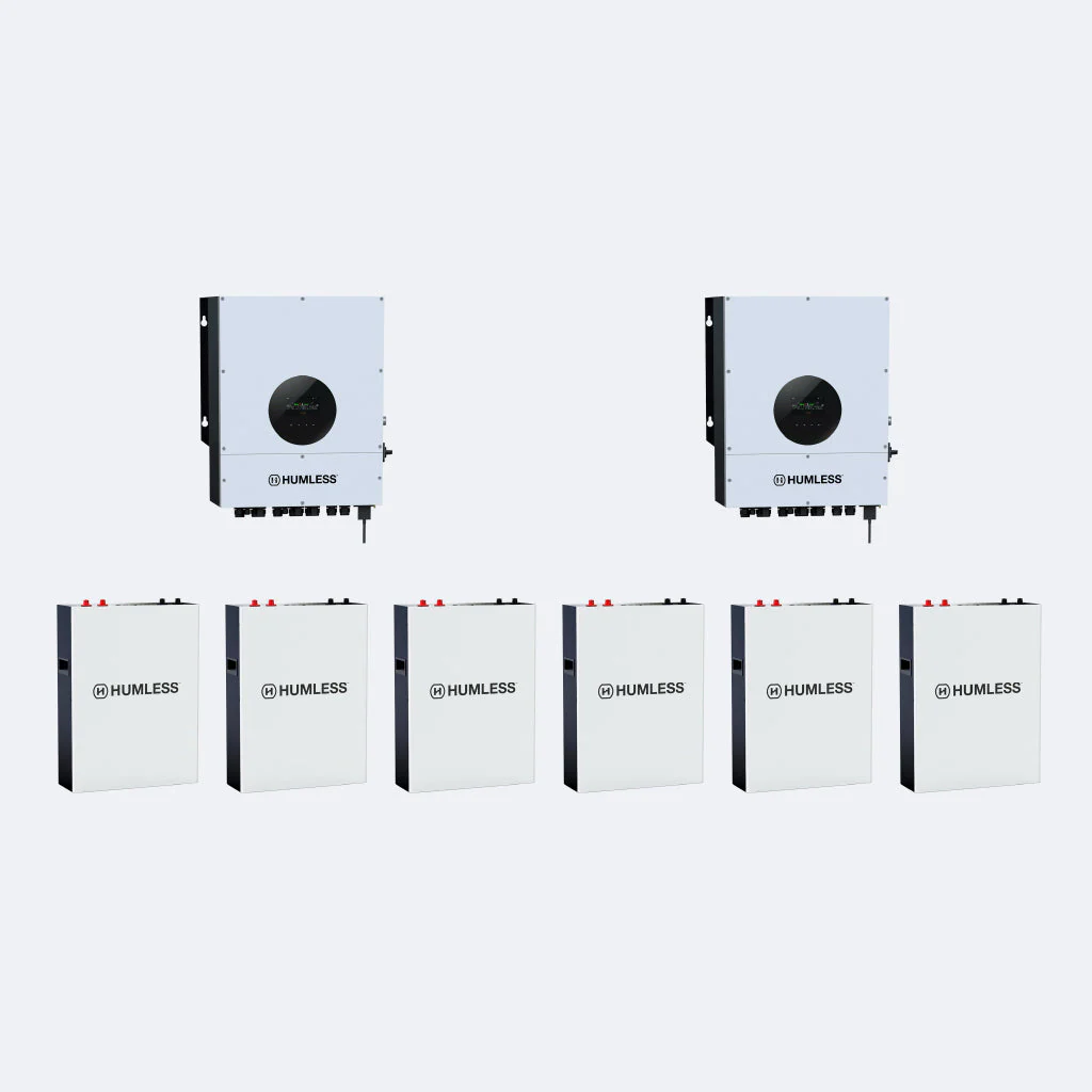 Humless IP65 Wall-mountable Batteries w/ 6kW Universal Inverter - Image 3