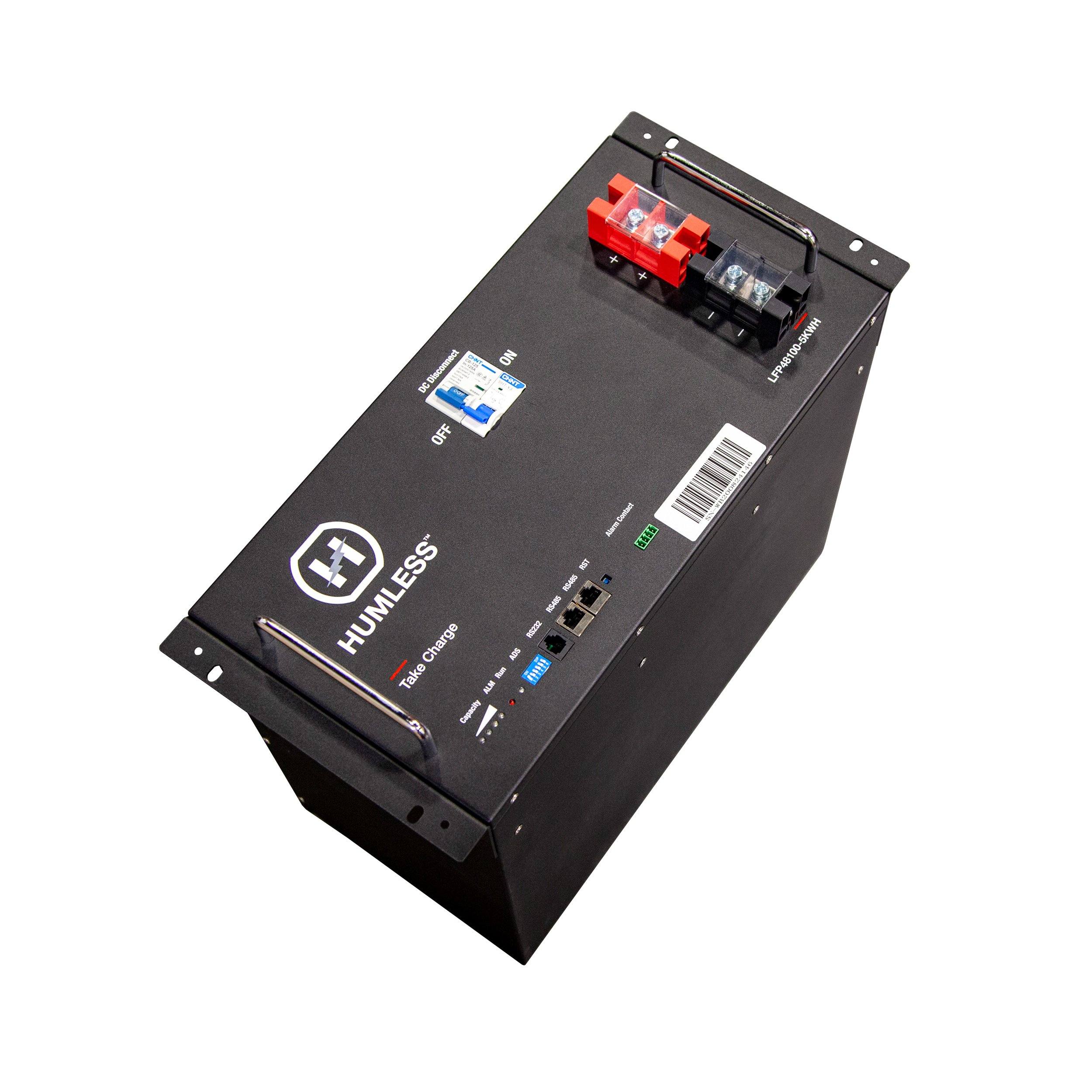 Humless Rack-mountable 5kWh 51.2 V LiFePO4 Battery - Image 2