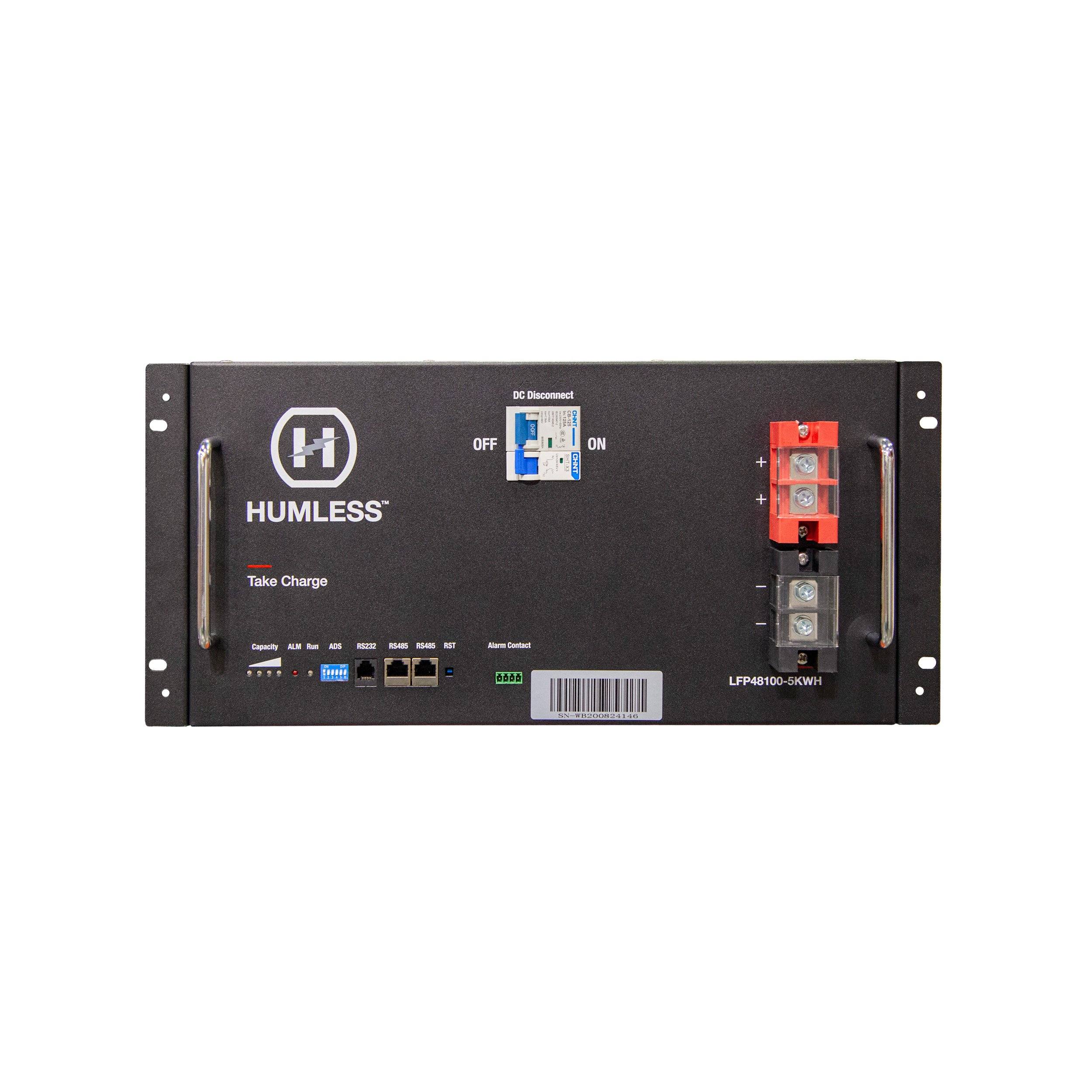 Humless Rack-mountable 5kWh 51.2 V LiFePO4 Battery - Image 5