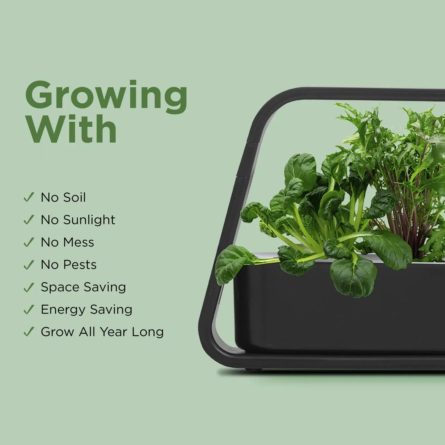 Hydroponic Growing System Indoor Garden LED Grow Light Timer Adjustable - Image 4