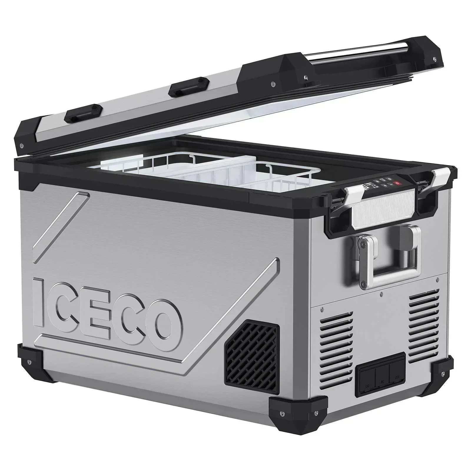 ICECO APL55 58QT Dual Zone 12 Volt Fridge Refrigerator + Magnetic Battery - Image 4