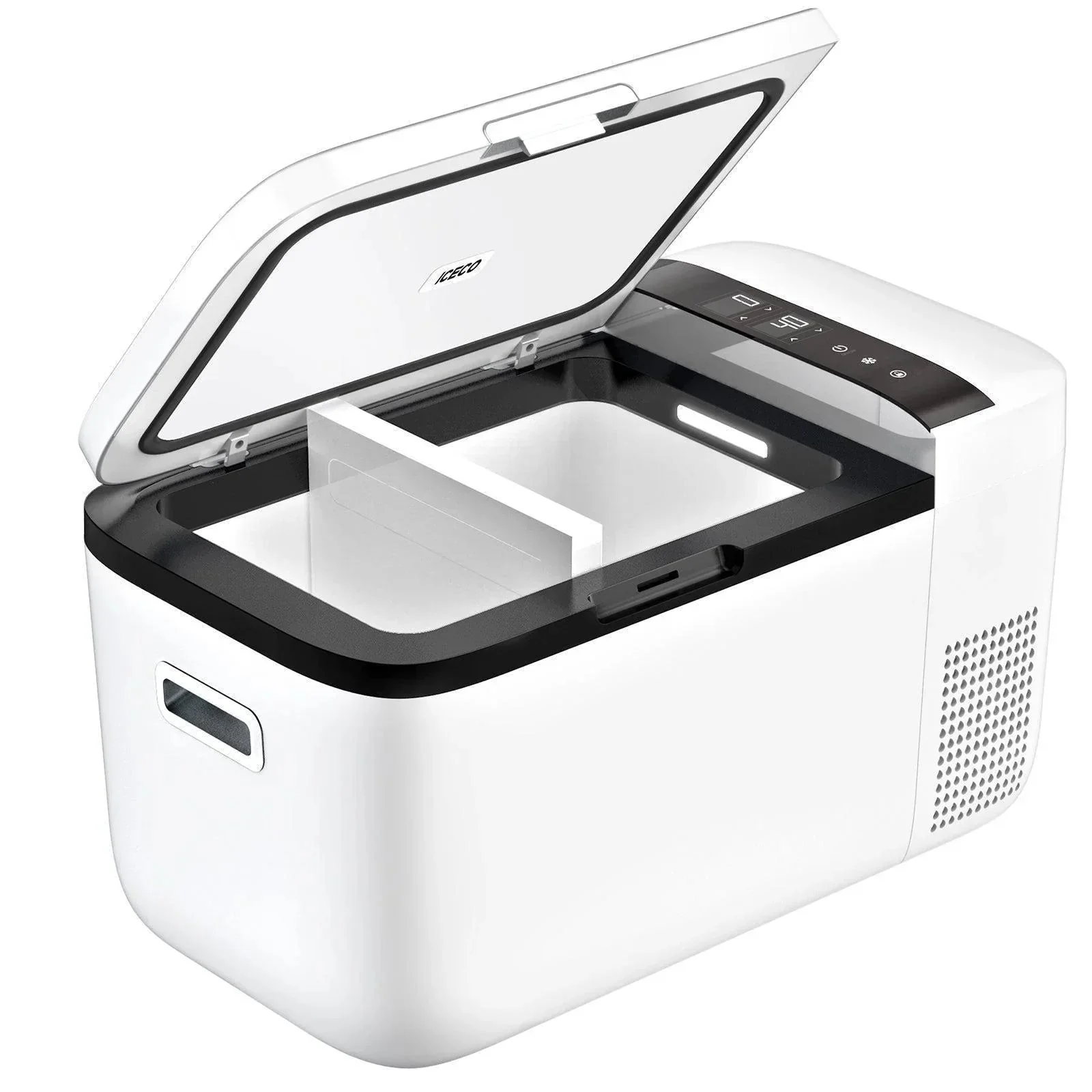 ICECO GO20 21QT Dual Zone 12V Portable Freezer (White) (SC) - Image 3