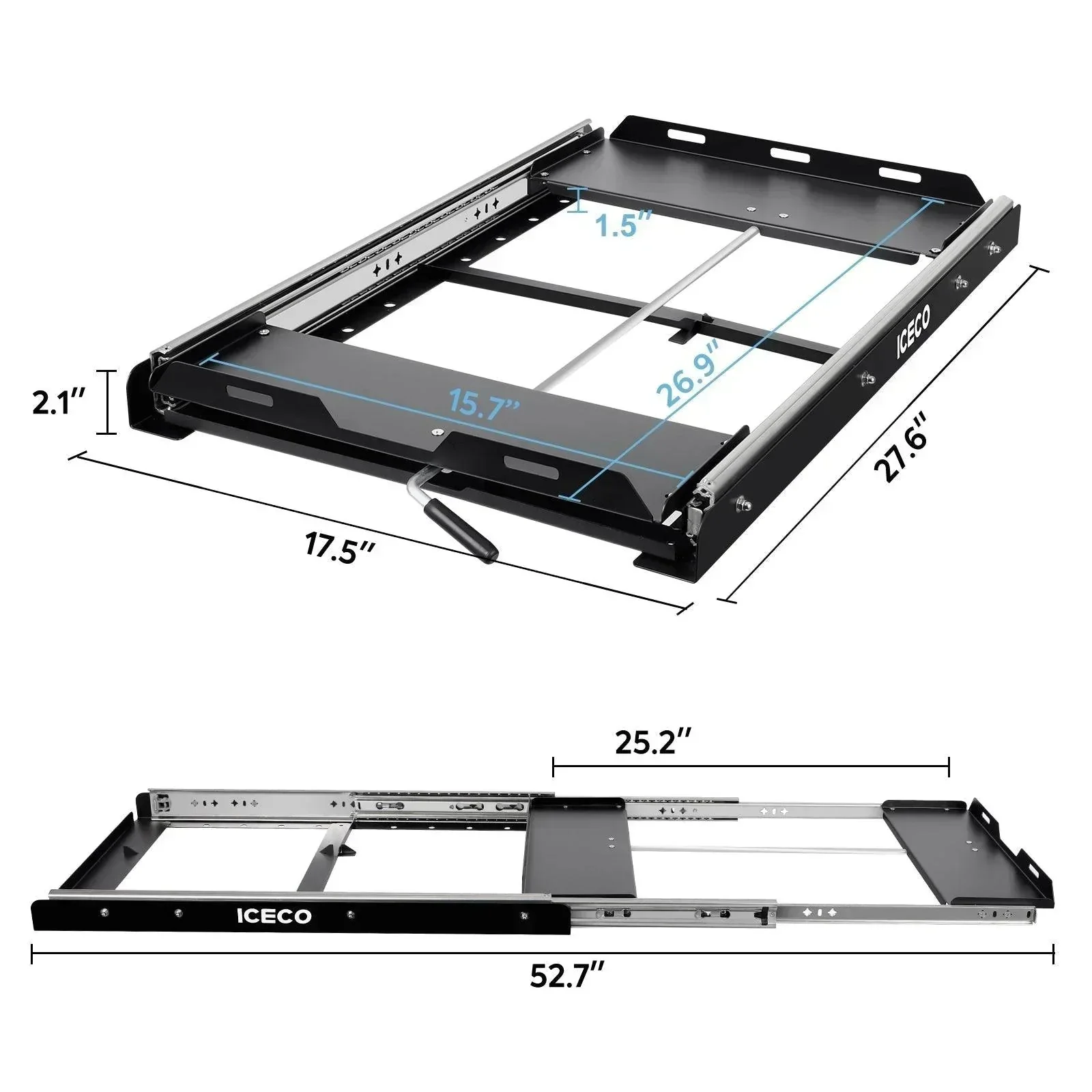 ICECO JPPro/VL45/VL35Pro/VL45Pro Single Zone Slide Mount - Image 2